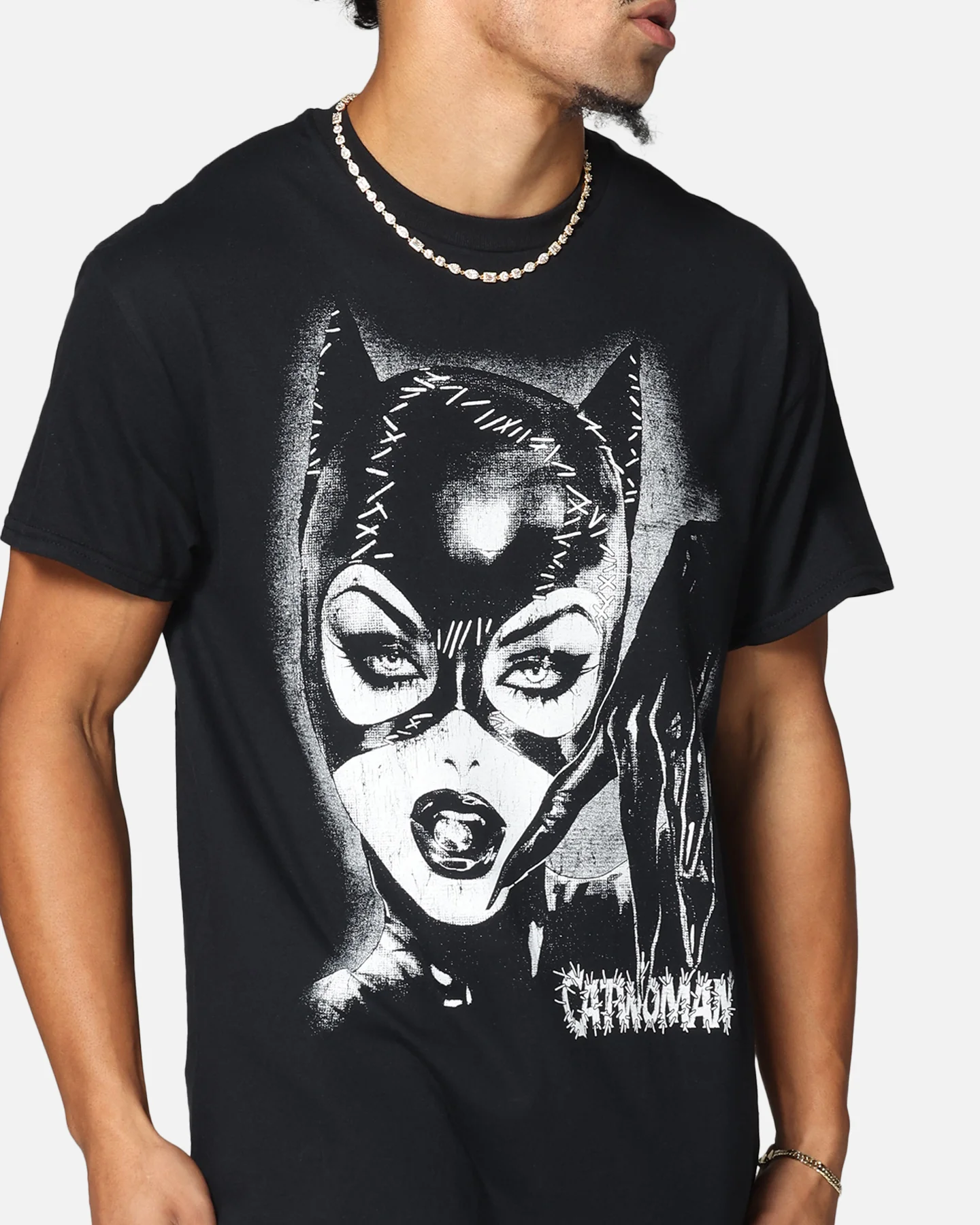 Goat Crew X DC Batman Catwoman T-Shirt Black - Image 6