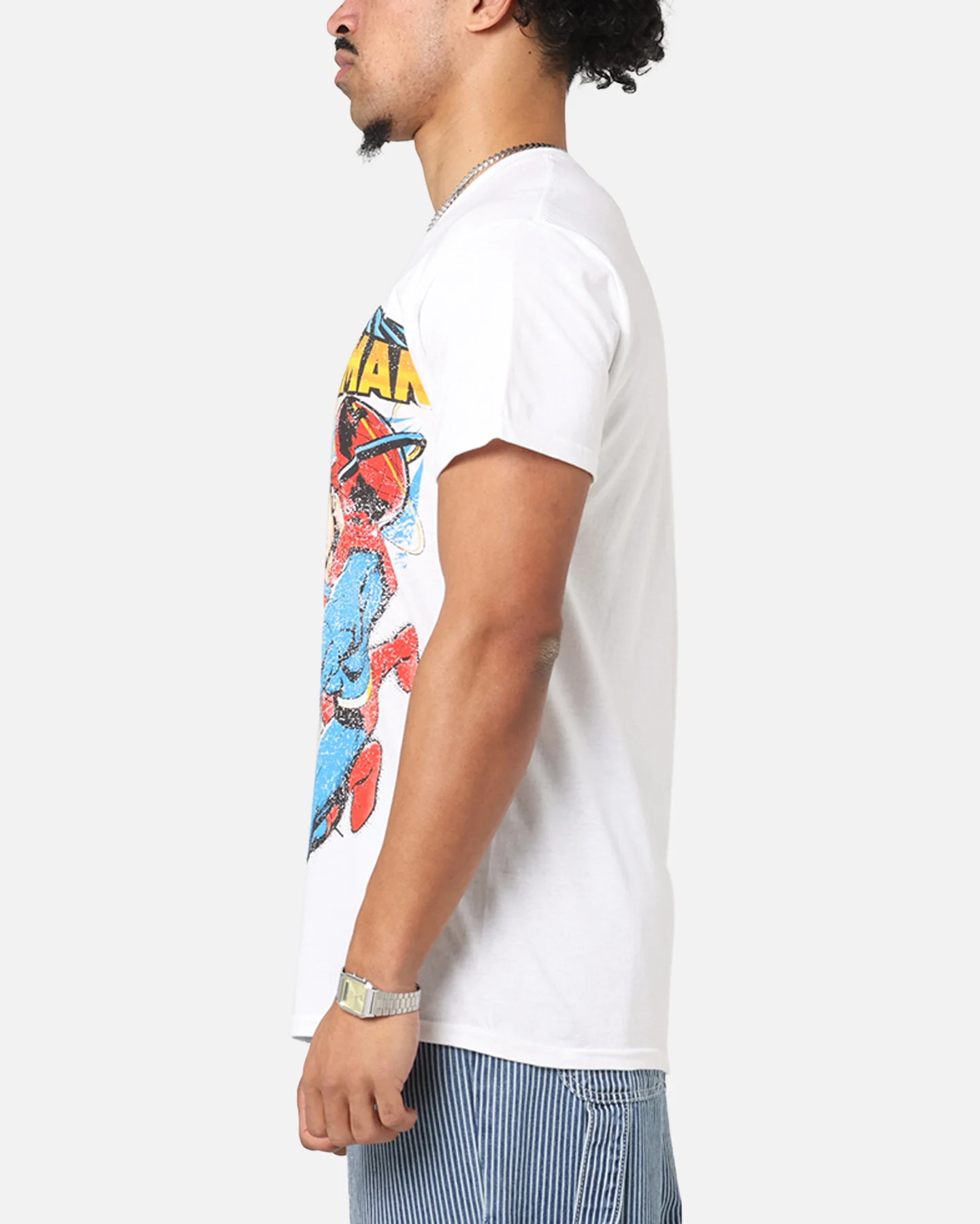 Goat Crew X DC Superman Man Of Steel T-Shirt White - Image 5