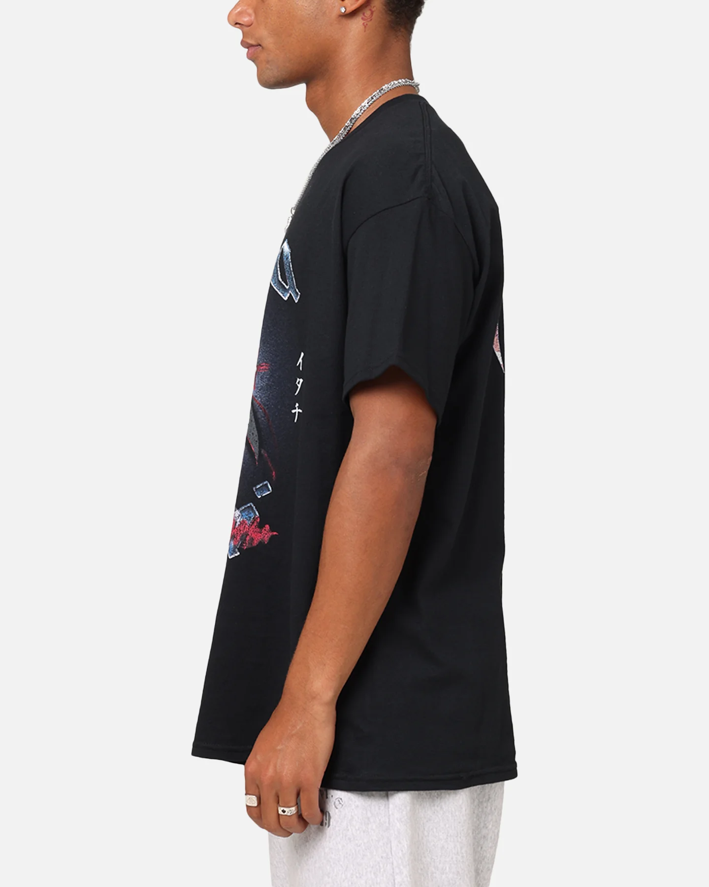 Goat Crew X Naruto Itachi Uchiha T-Shirt Black - Image 6