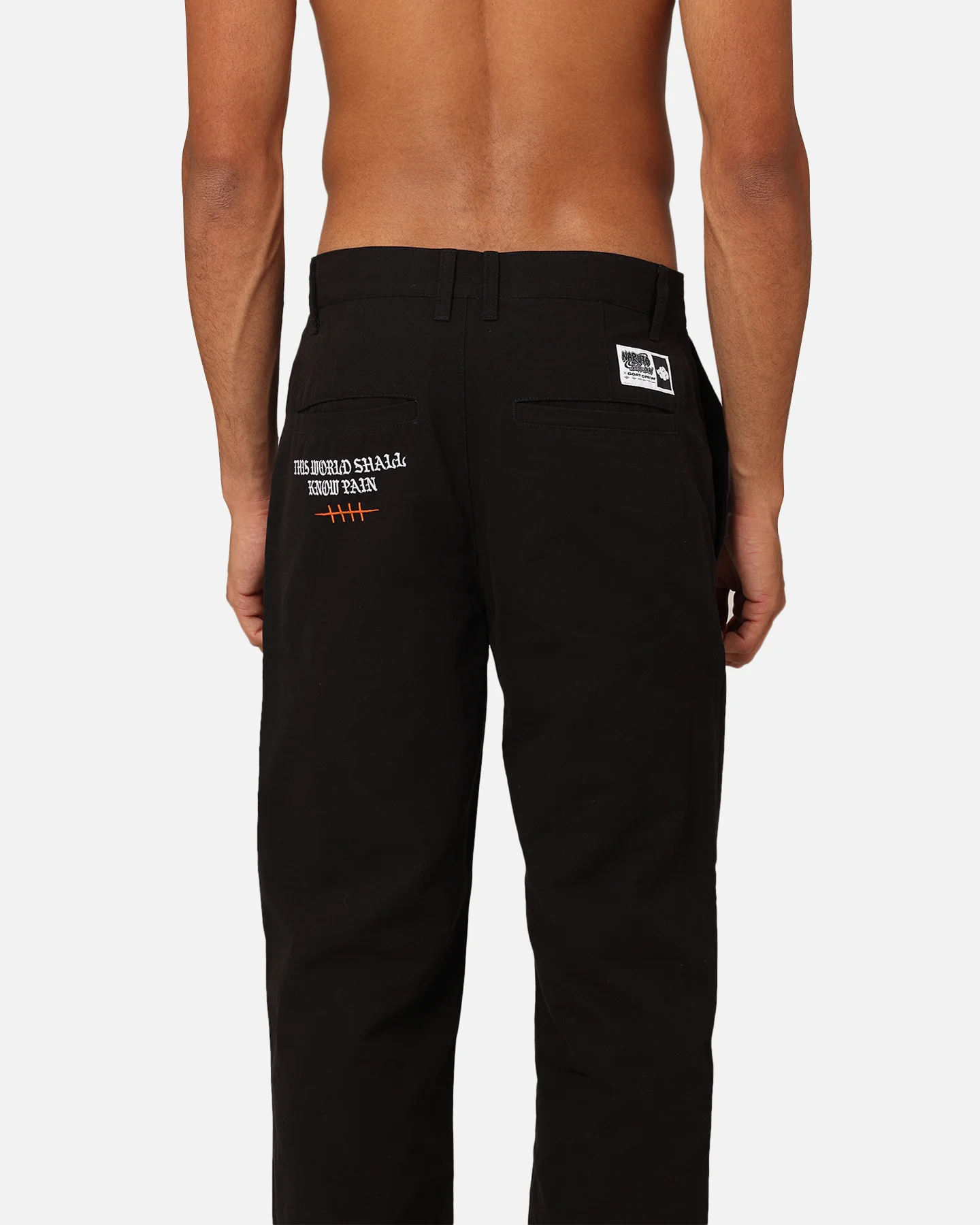 Goat Crew X Naruto Pain Work Pants Black - Image 8