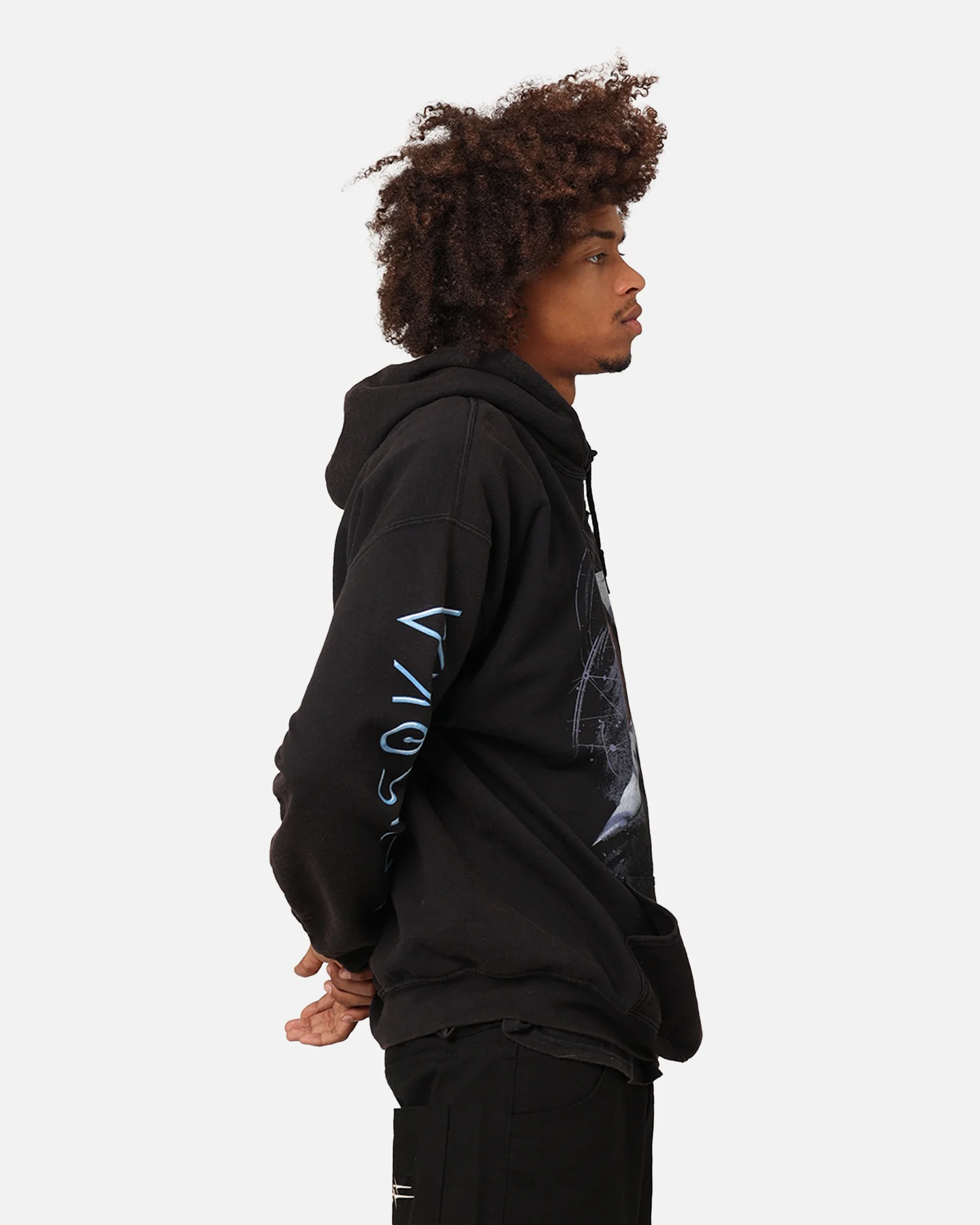 Star Wars Ahsoka Hoodie Black Wash - Image 5