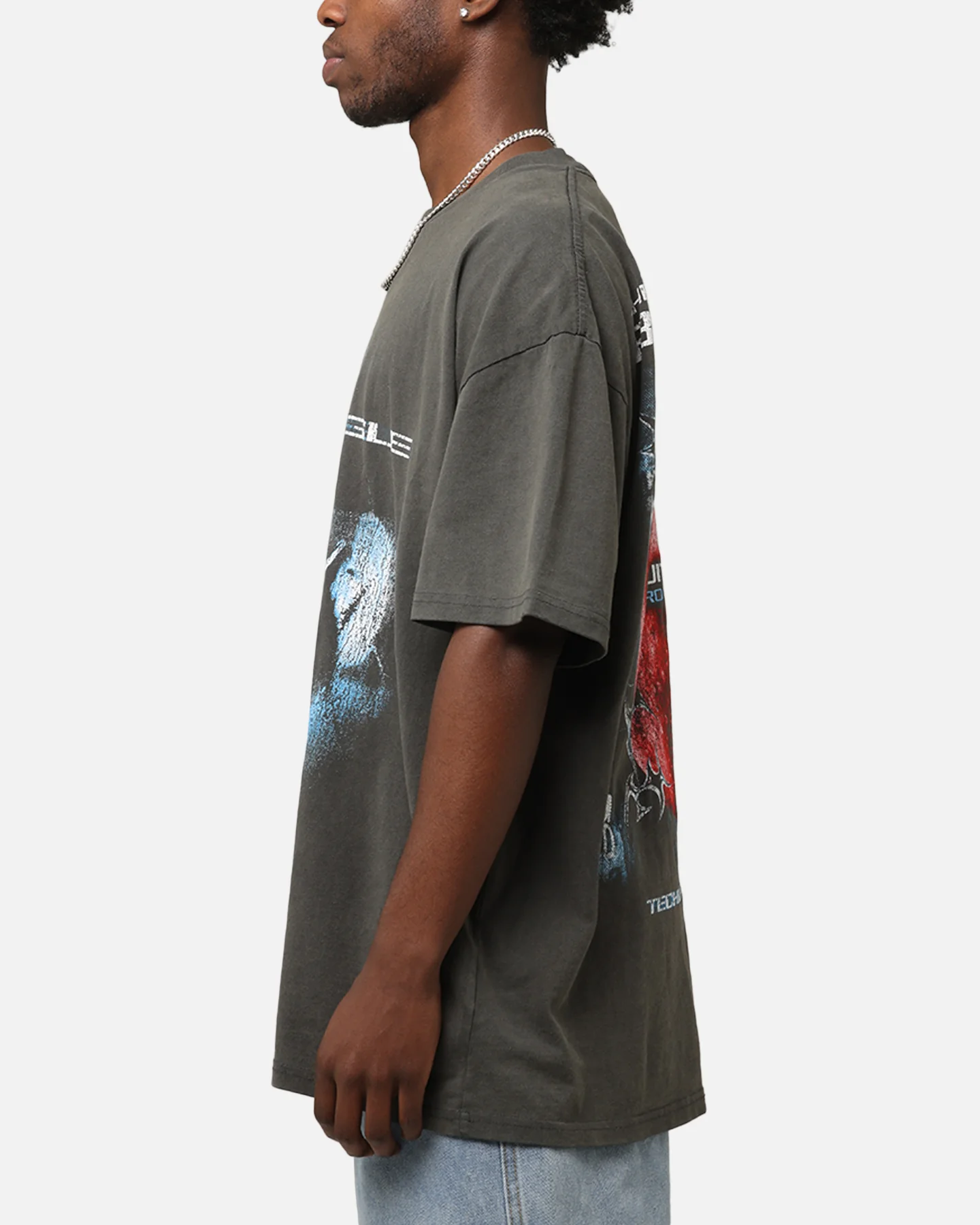 Goat Crew X The Wiggles Blue Wiggle Heavy T-Shirt Black Wash - Image 5