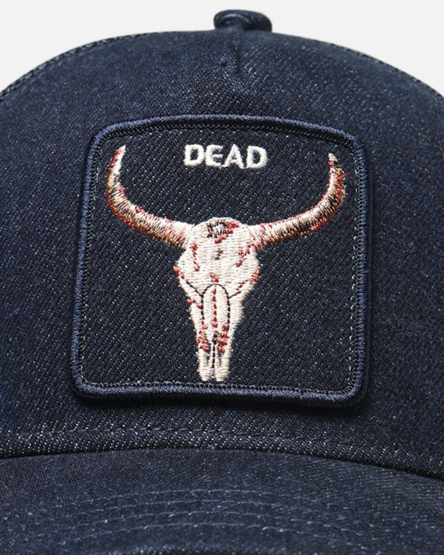Goorin Bros Denim Dead Trucker Snapback Dark Denim - Image 5