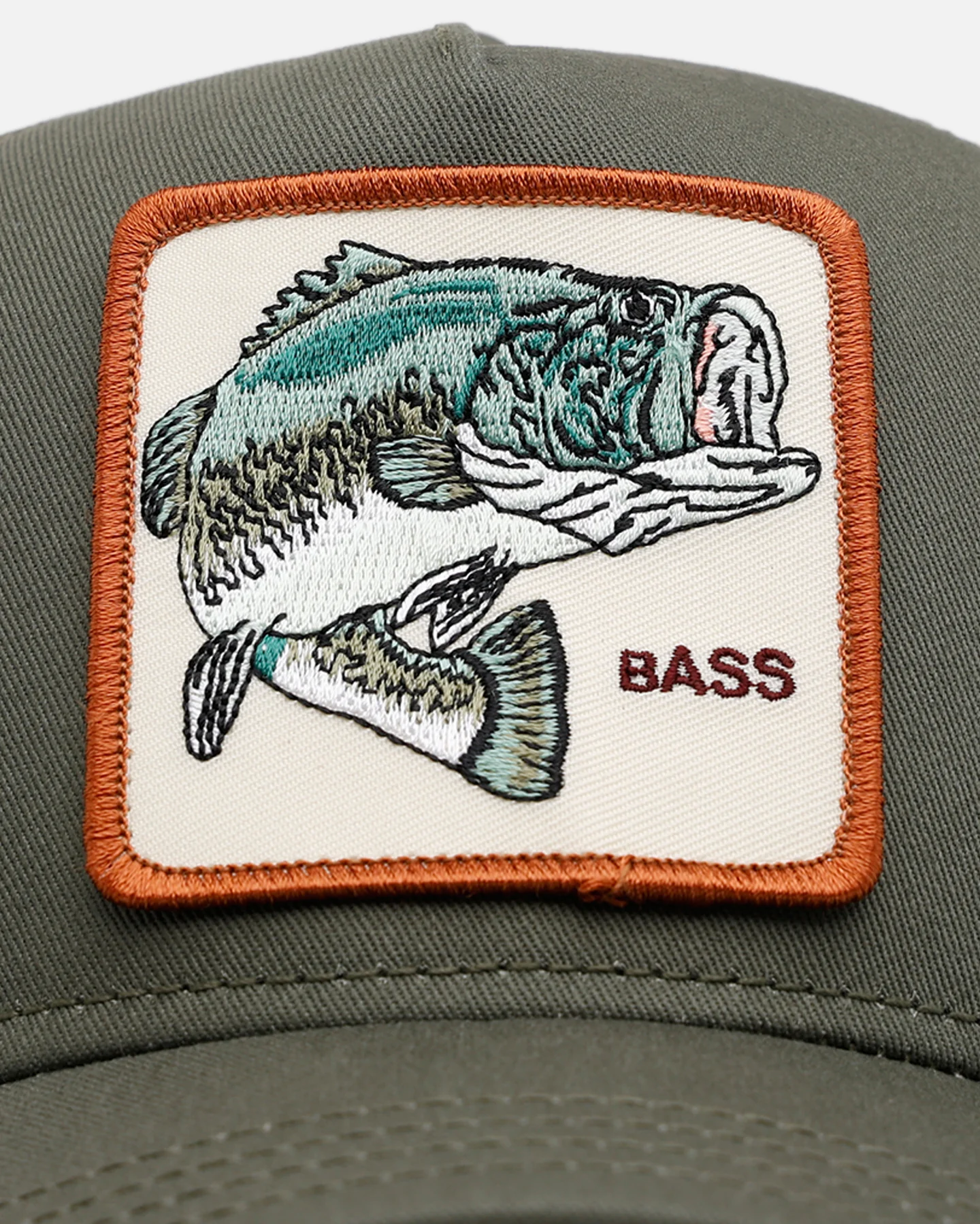 Goorin Bros Gone Fishin Trucker Snapback Olive - Image 5