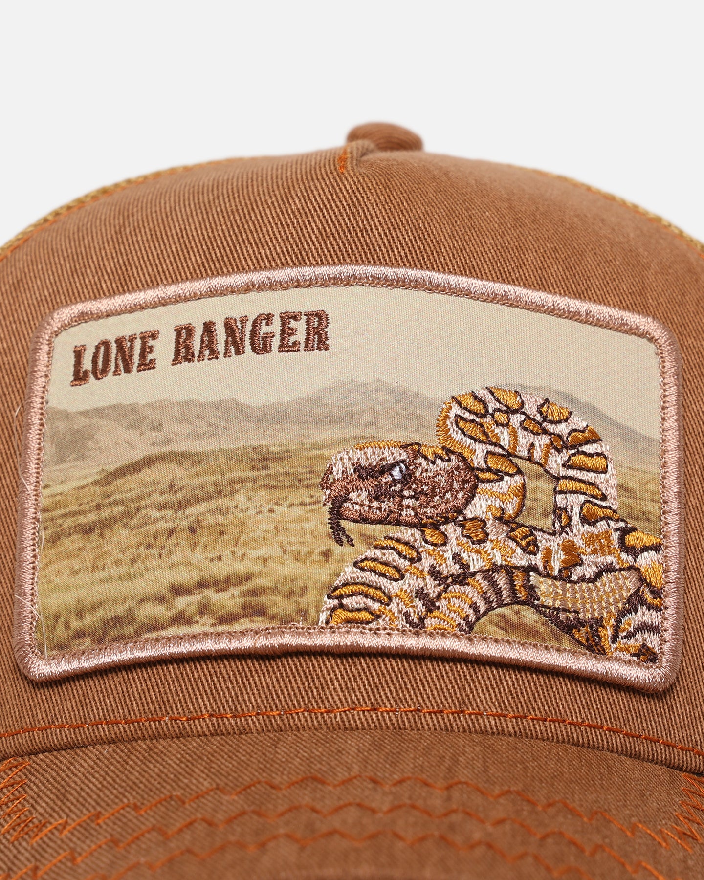 Goorin Bros Lone Ranger Trucker Snapback Tan - Image 5