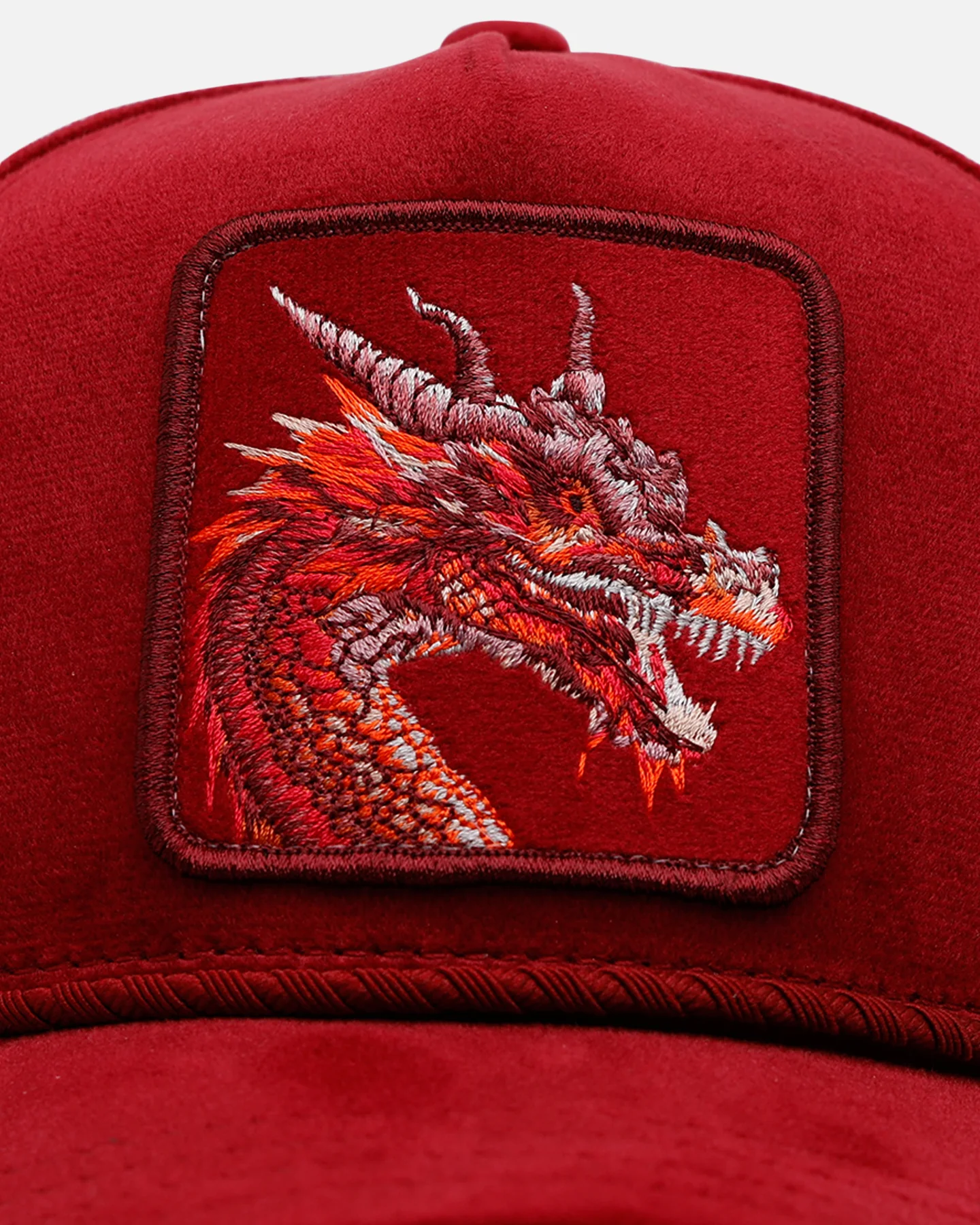 Goorin Bros The Dragon Velour Snapback Red - Image 6