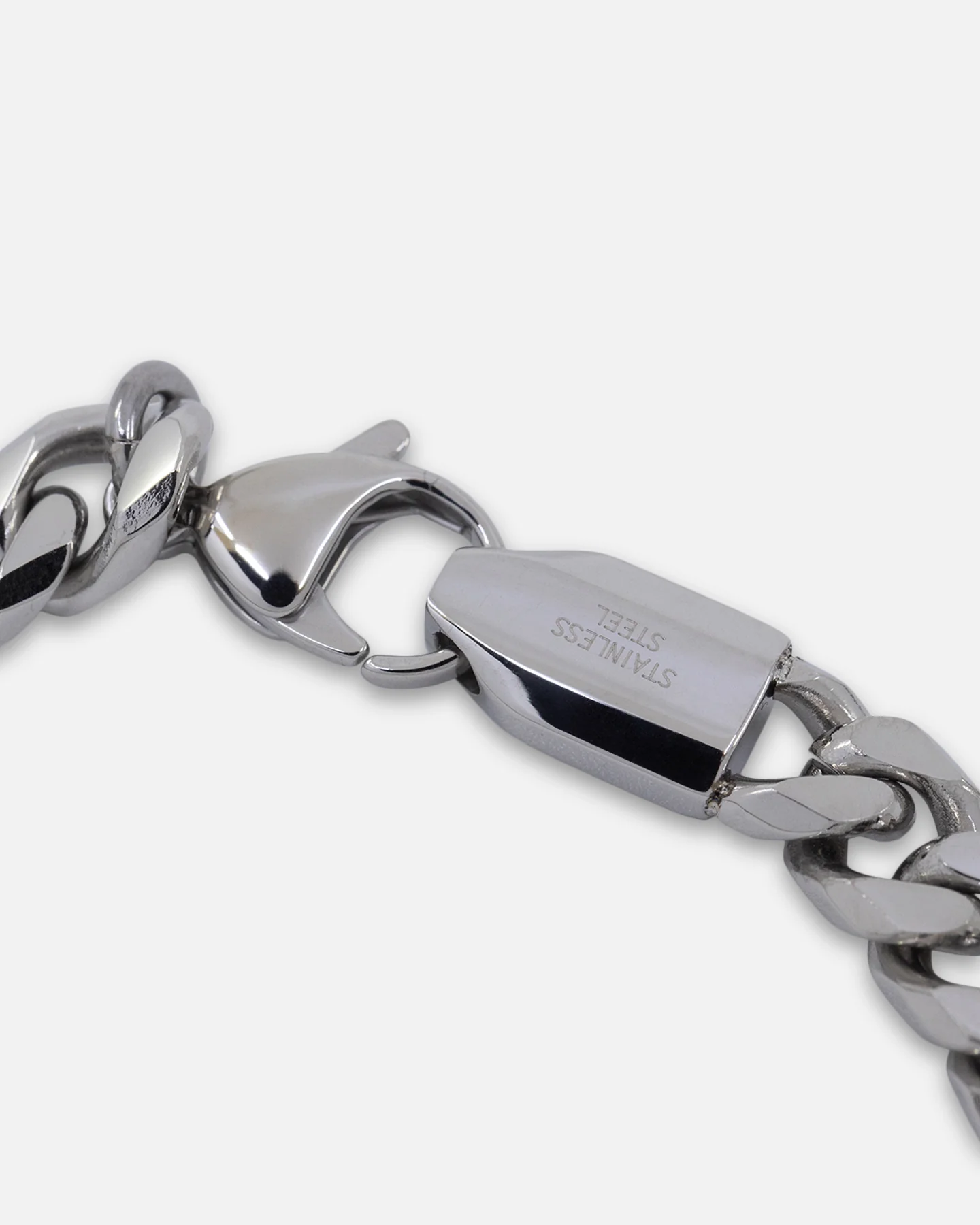 Guess Mainline 10mm Script Onix Curb Chain Braclet Multi - Image 4