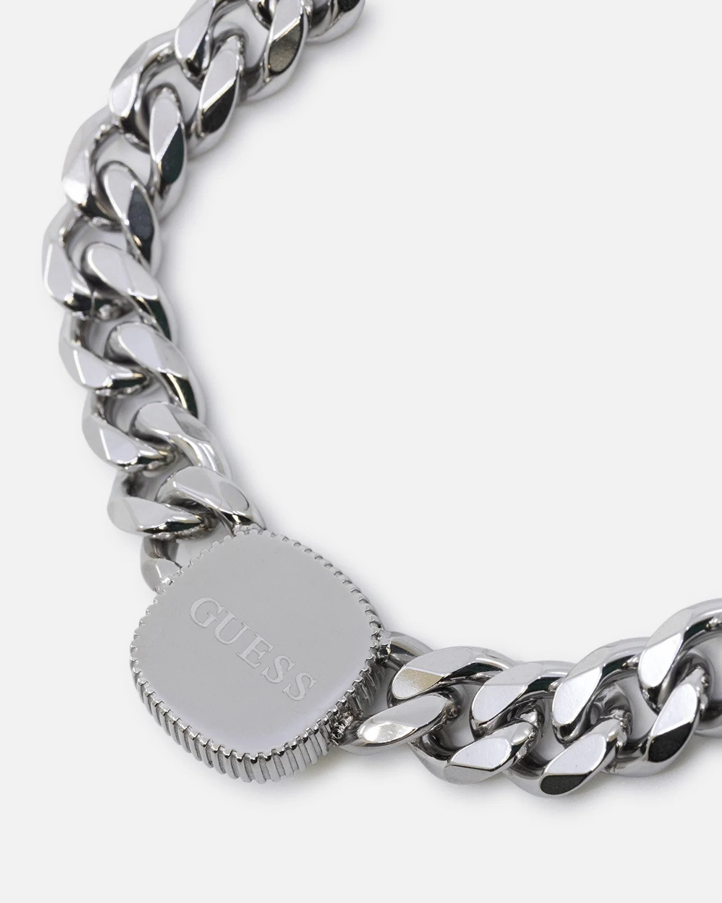 Guess Mainline Lion King Necklace 21" Silver - Image 7