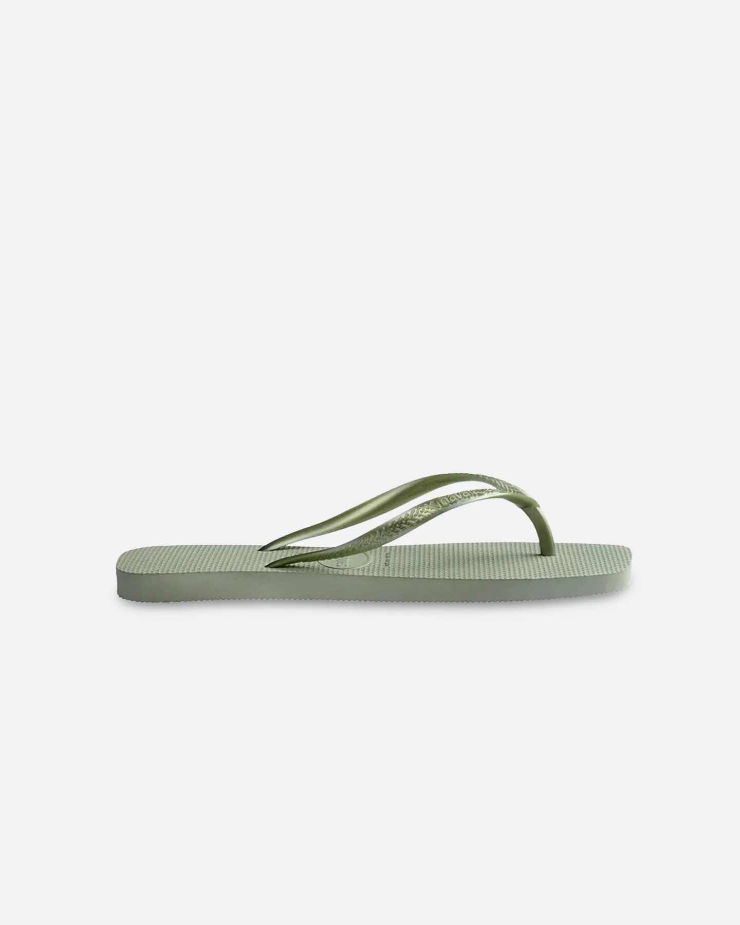 Havaianas Women's Slim Square Thongs Green - Image 3