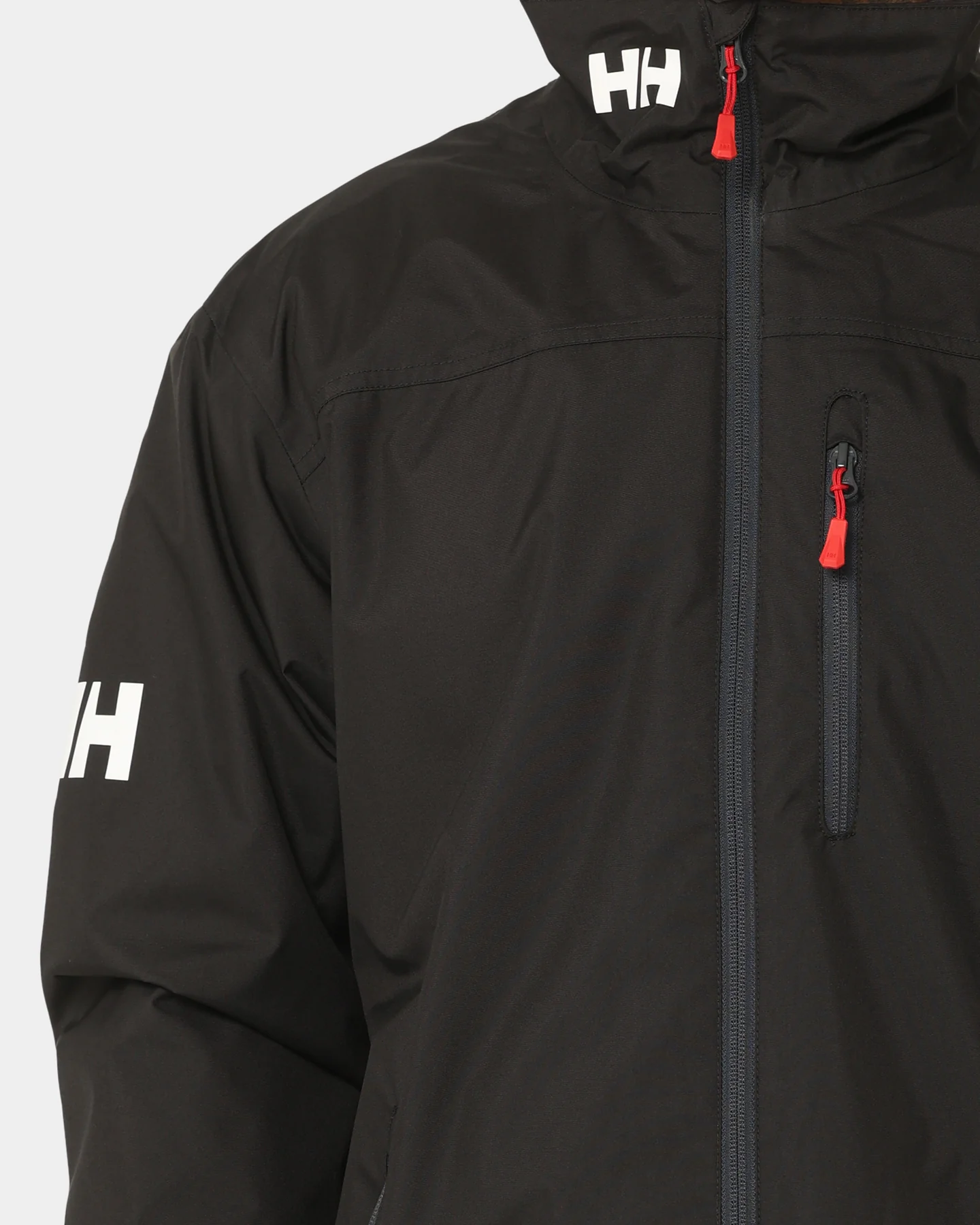 Helly Hansen Crew Midlayer Jacket Black - Image 3