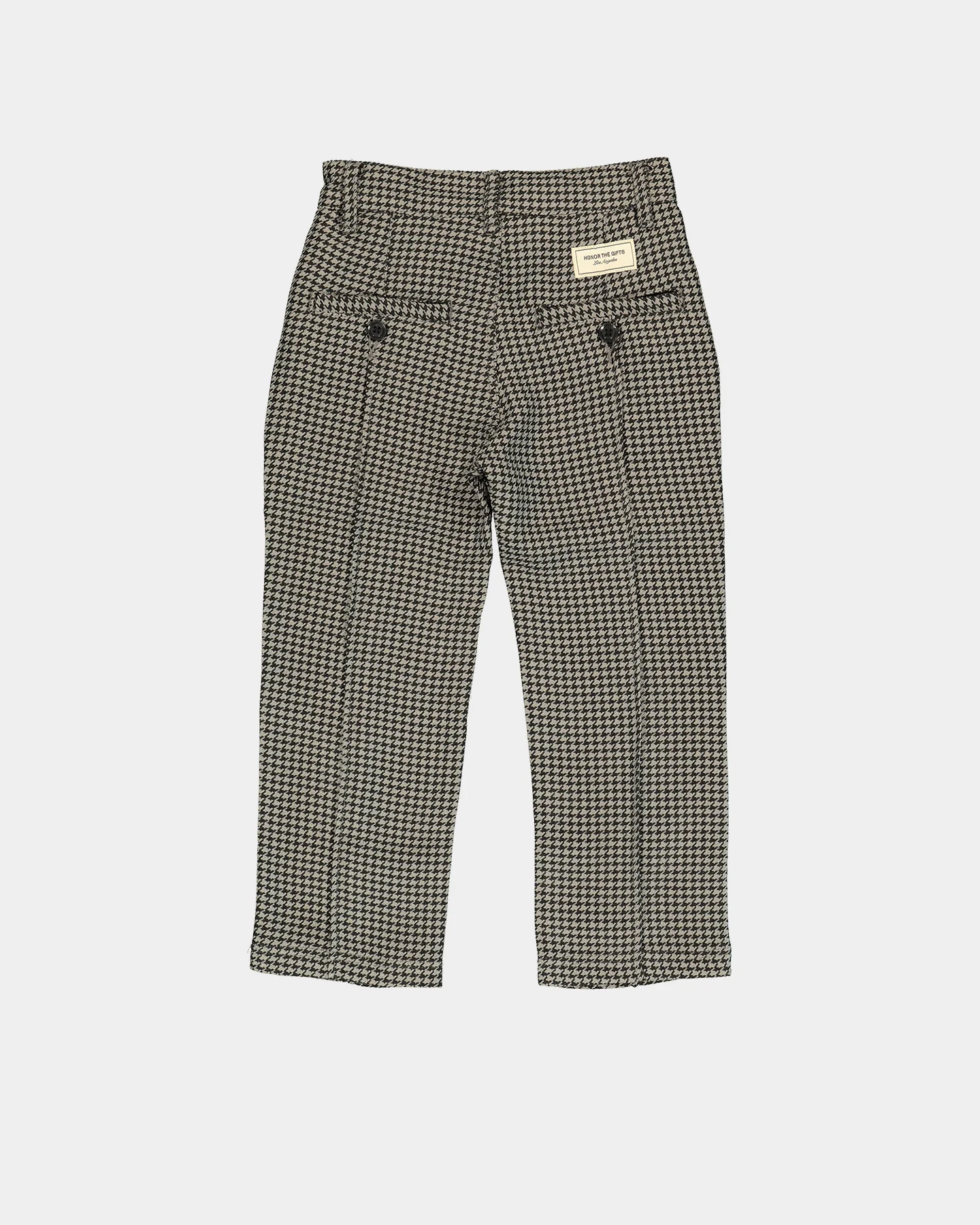 Honor The Gift Kids' Holiday Houndstooth Pants Bronze - Image 6