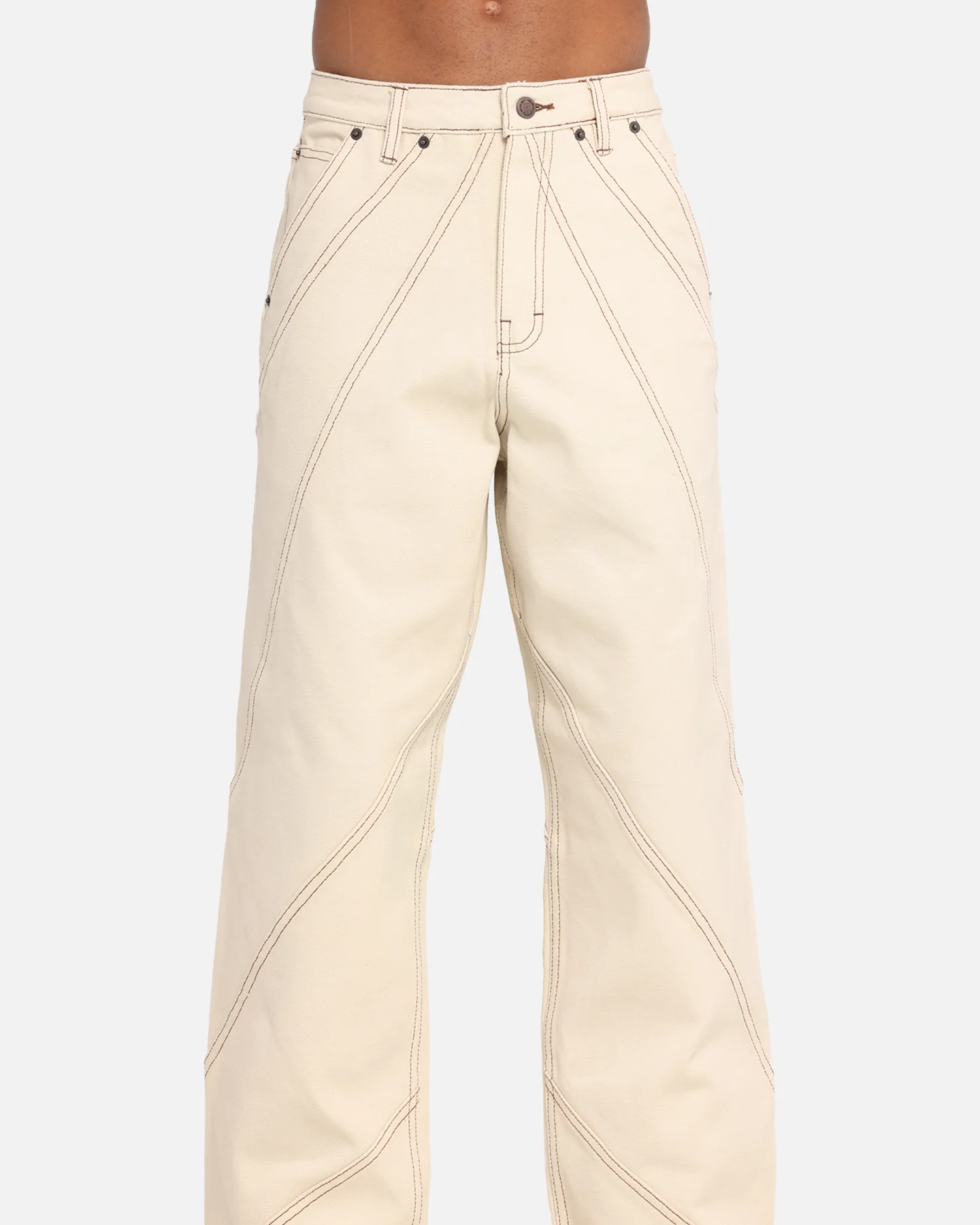 Honor The Gift Racing Panel Pants Bone - Image 7