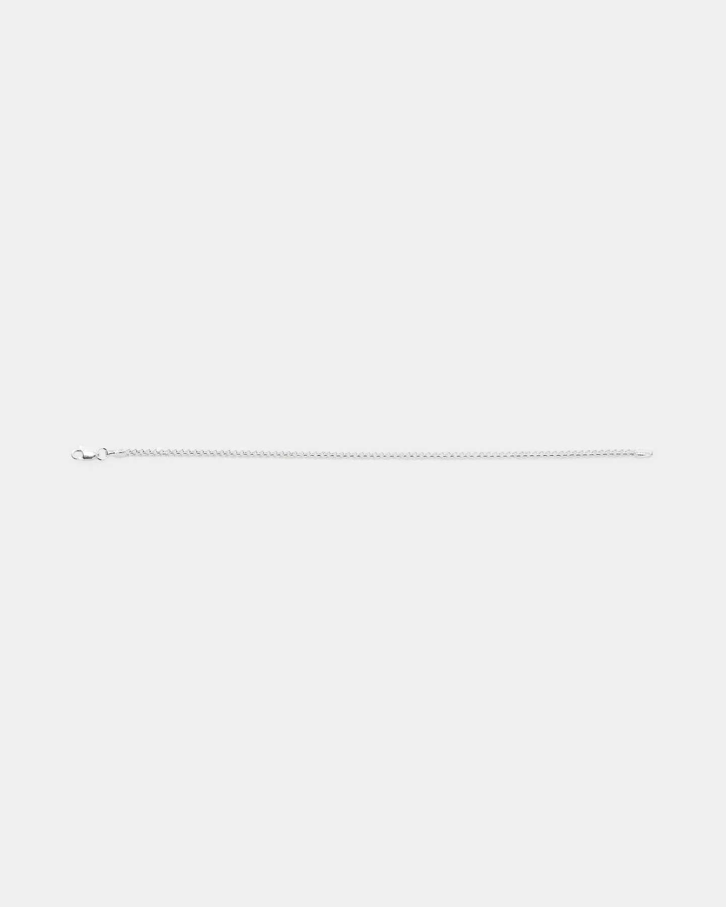 House Of Auric 3mm Cuban Link Bracelet Sterling Silver - Image 5