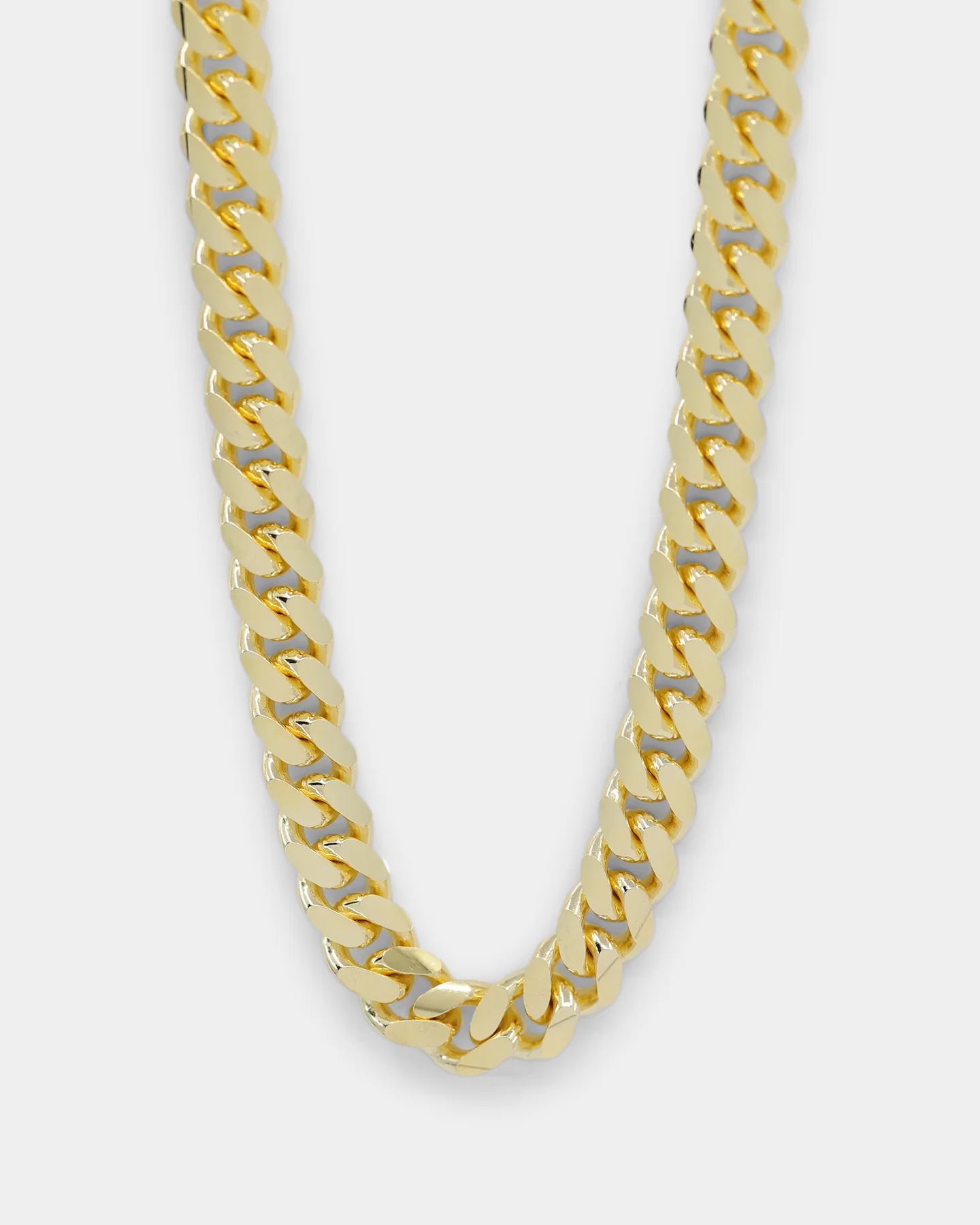 House Of Auric Cuban Link 10mm 18" Chain 18K Gold Vermeil - Image 2