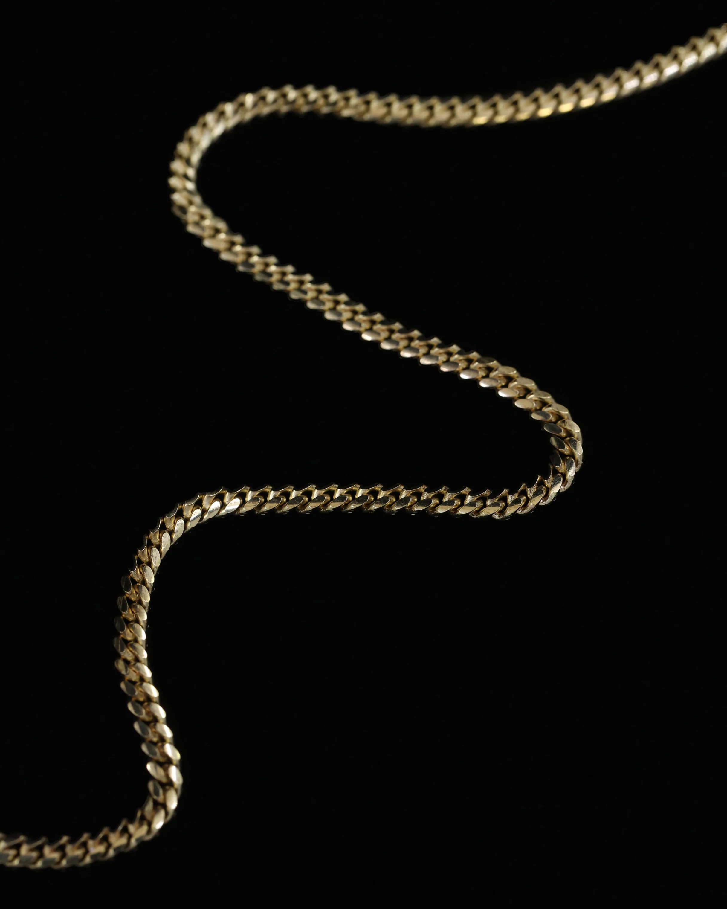 House Of Auric Cuban Link 2.5mm 20" Chain Gold - Image 4