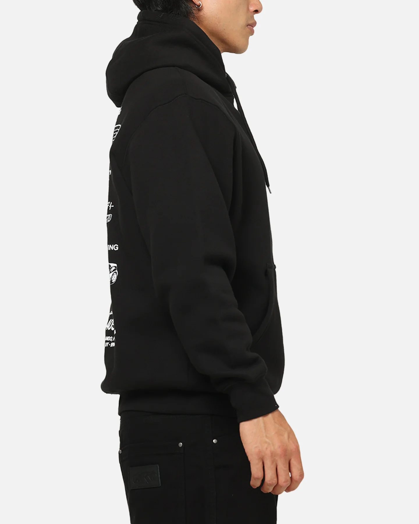 Huf X Greddy Body Works Hoodie Black - Image 5