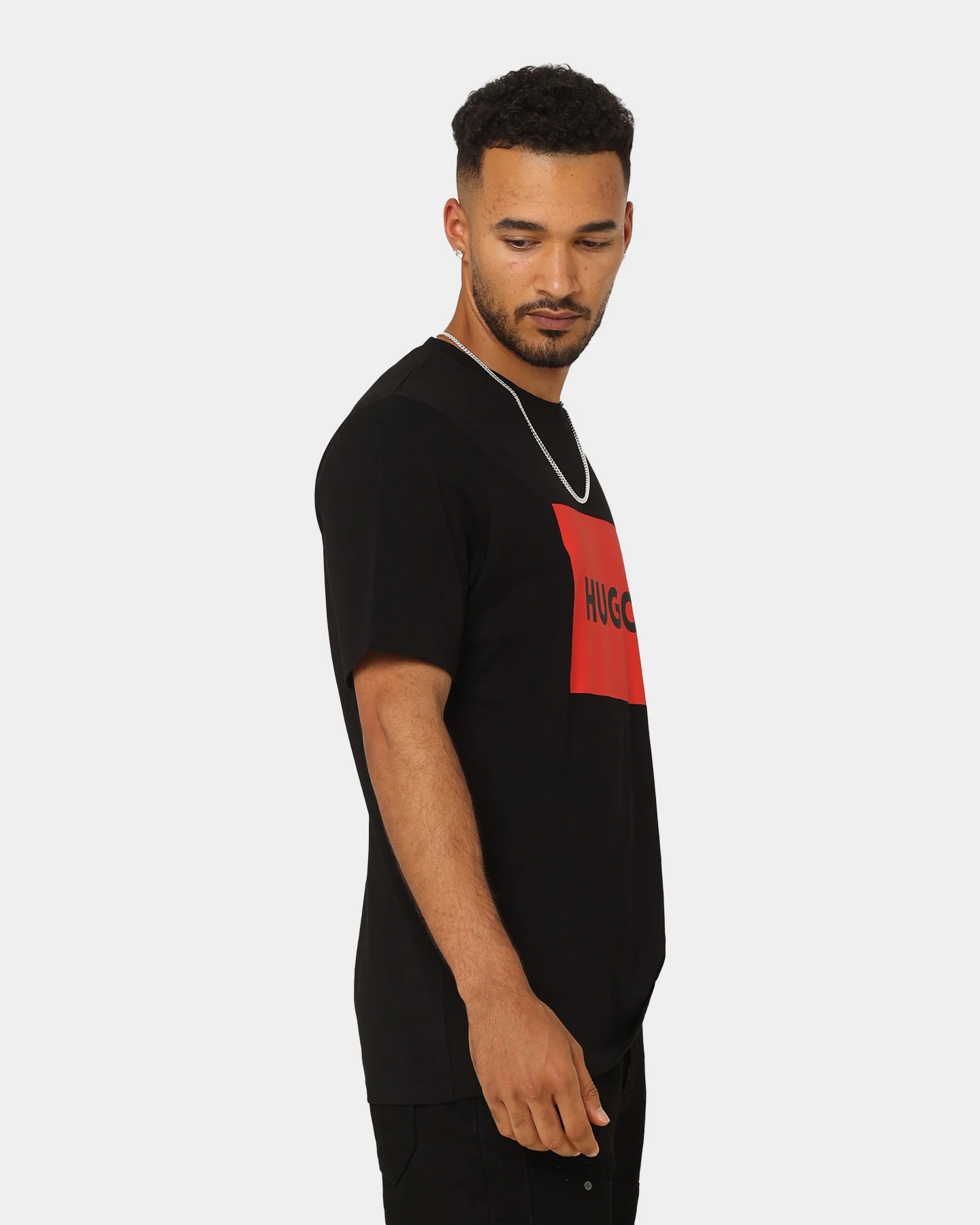 Hugo Boss DULIVE222 T-Shirt Black - Image 5