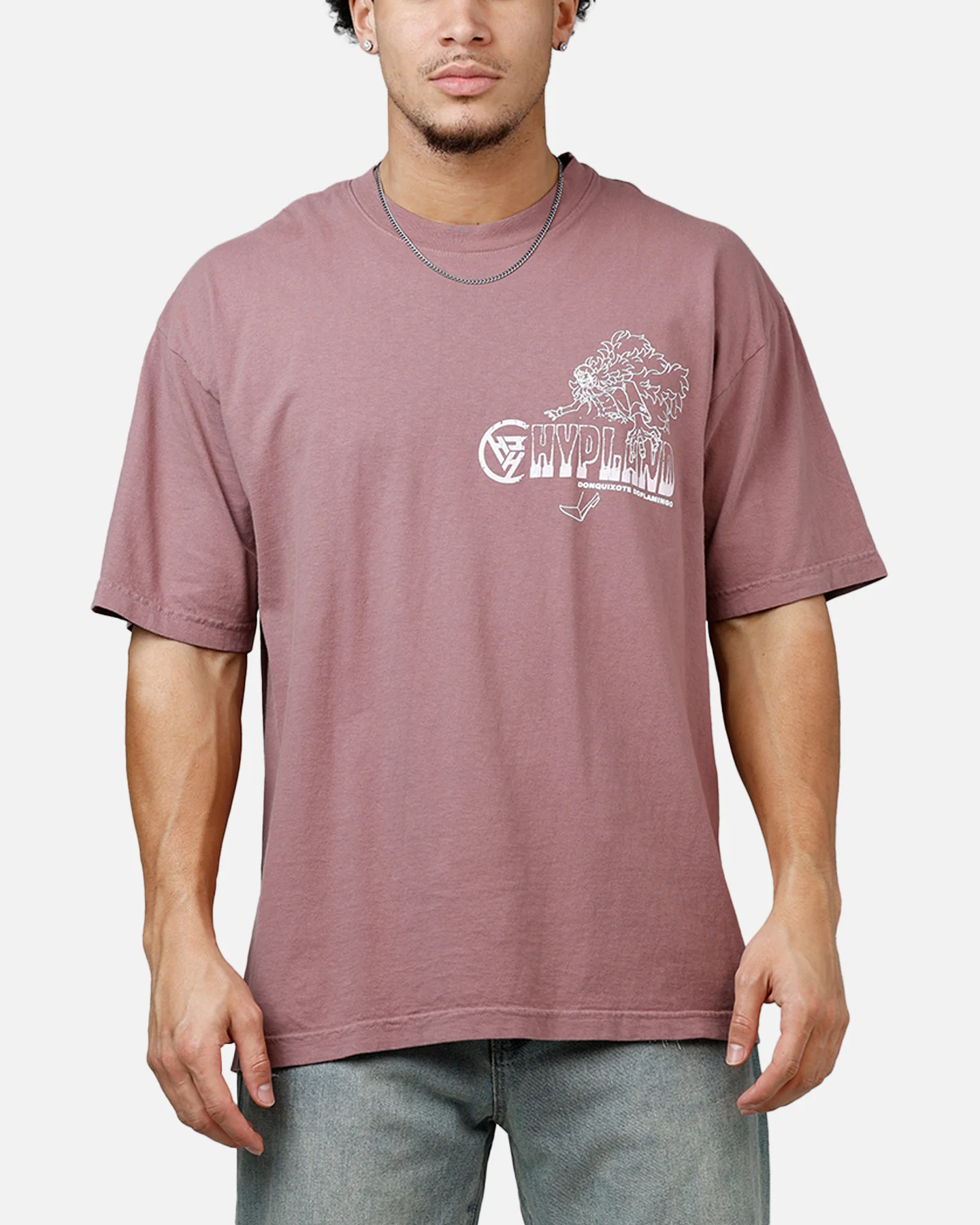 Hypland X One Piece Flamingo T-Shirt Mauve - Image 2