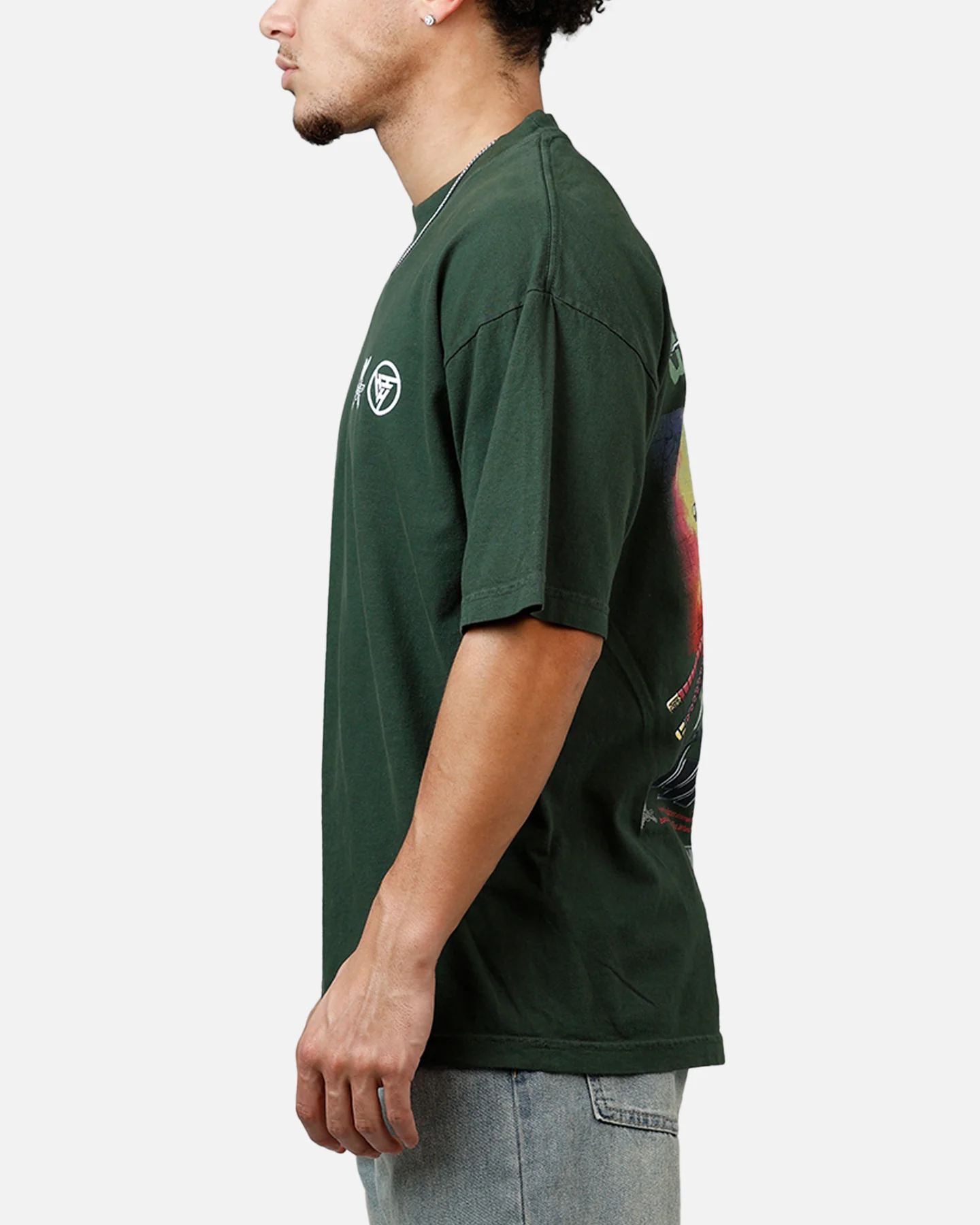 Hypland X One Piece Zoro Flame T-Shirt Green - Image 5