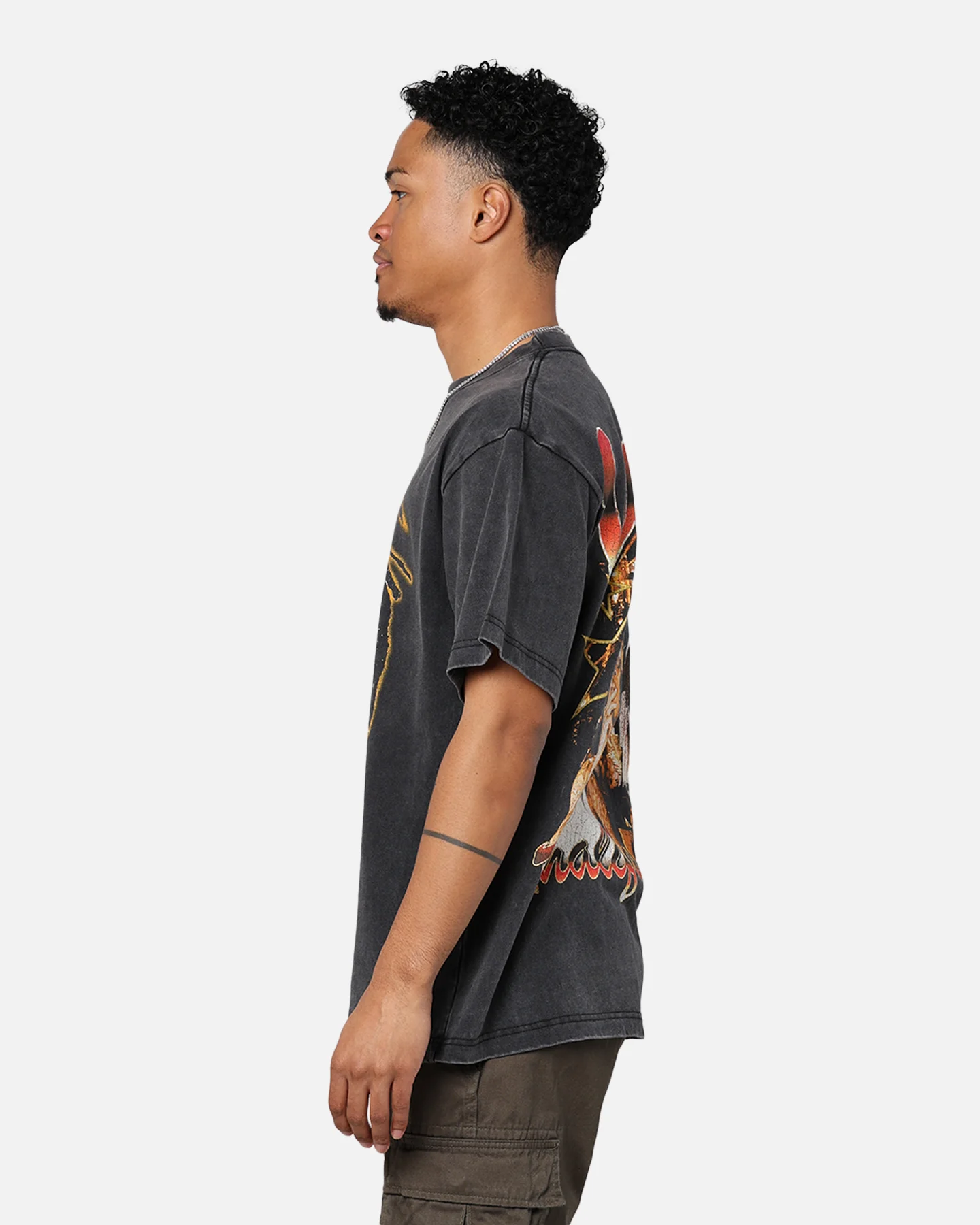 ID Supply Wiz Khalifa Smoke T-Shirt Washed Black - Image 7