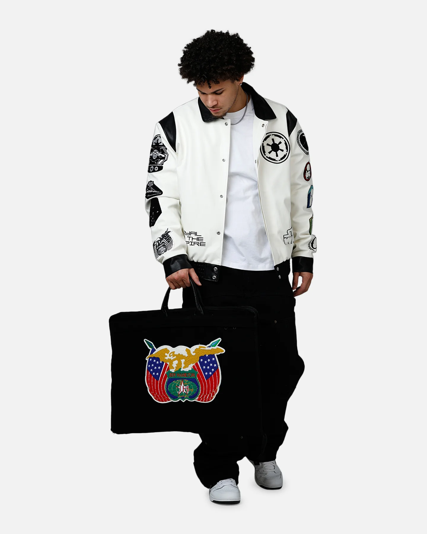 Jeff Hamilton X Star Wars Galactic Empire Jacket White/Black - Image 12