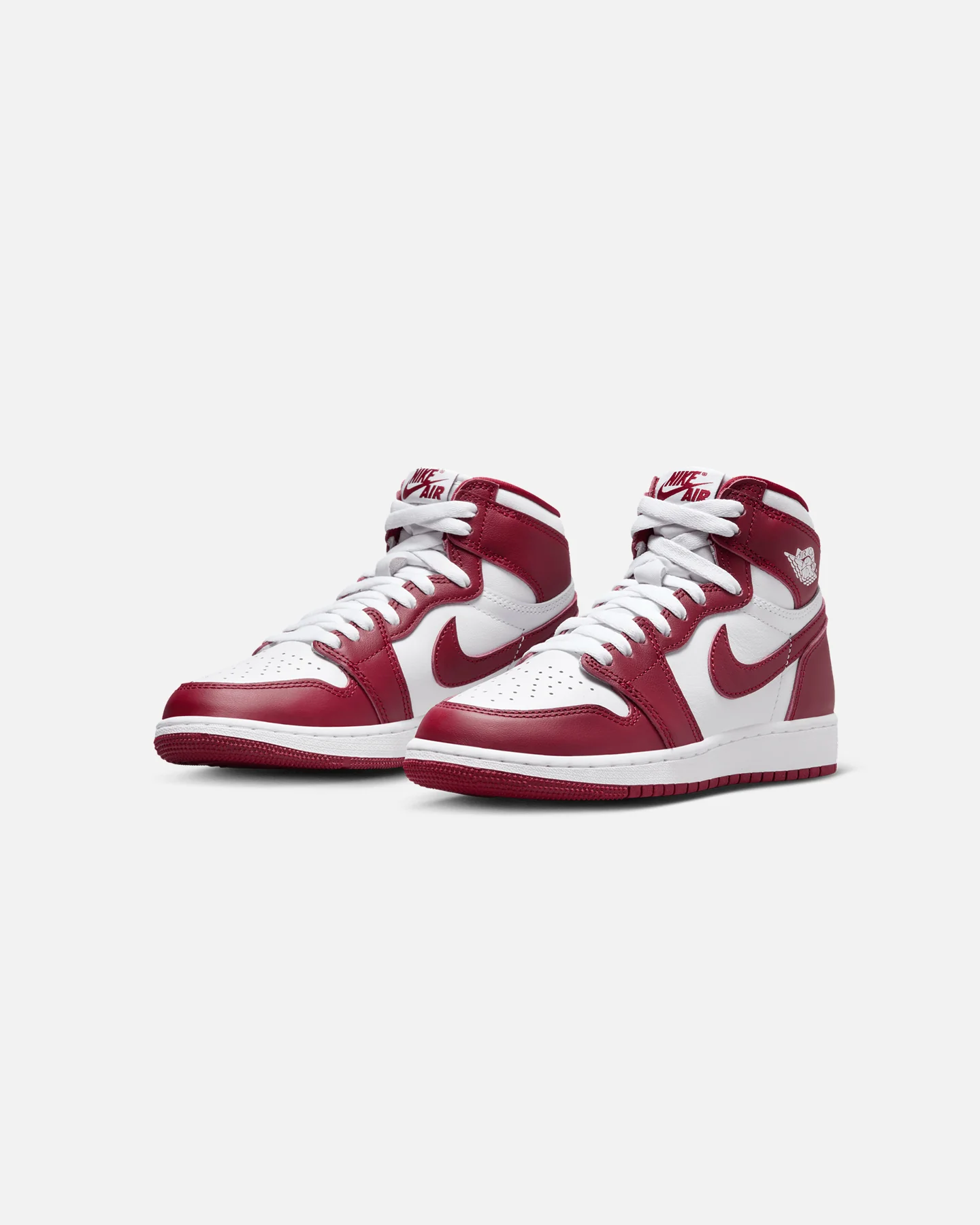 Jordan Kids' Air Jordan 1 High OG (GS) "Team Red" White/Team Red - Image 2