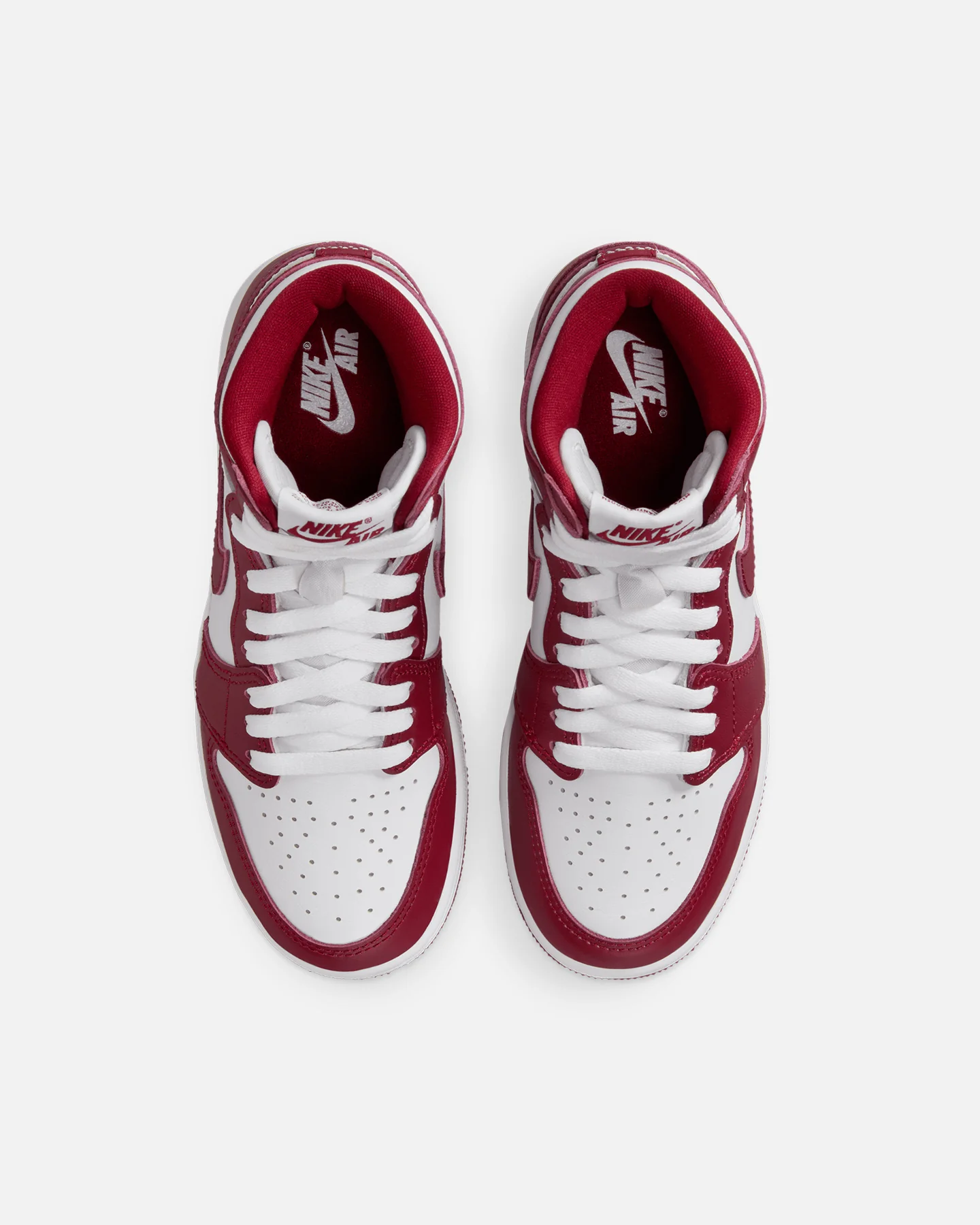 Jordan Kids' Air Jordan 1 High OG (GS) "Team Red" White/Team Red - Image 6