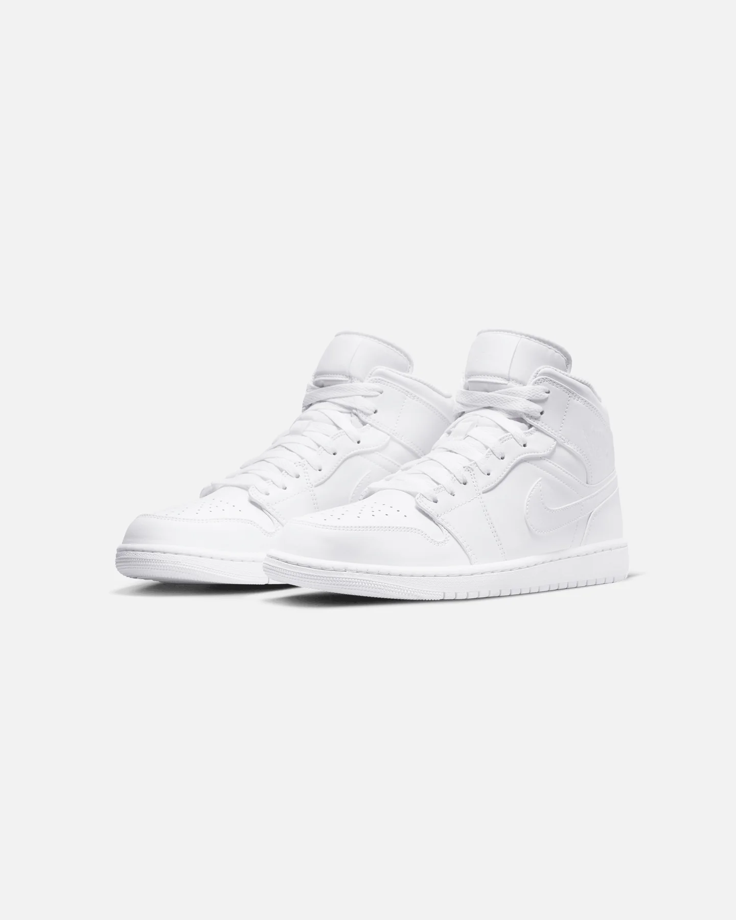 Jordan Air Jordan 1 Mid White/White - Image 2