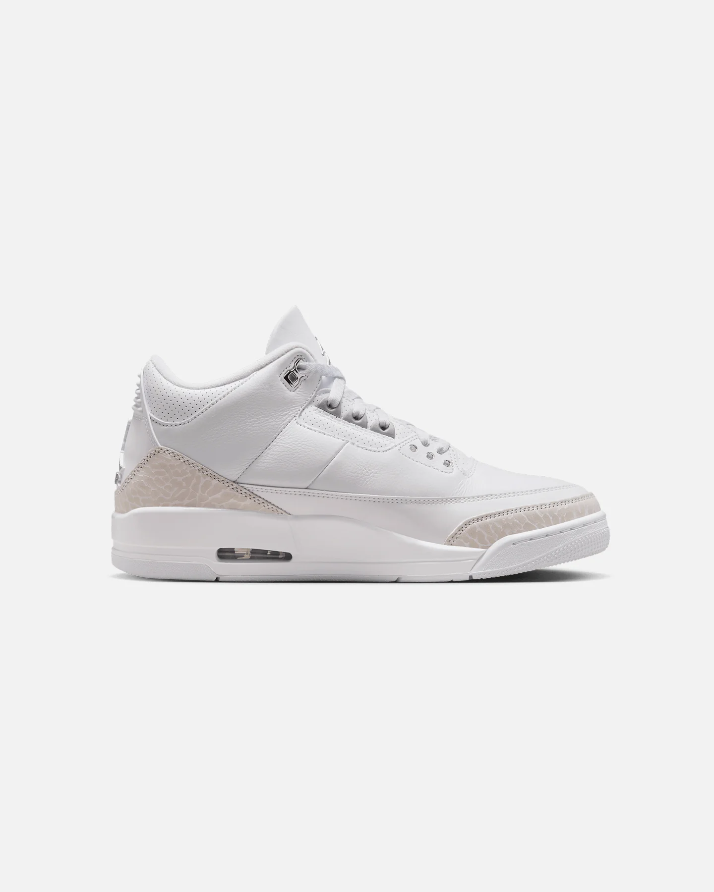 Jordan Air Jordan 3 Retro "Pure Money" White/Silver - Image 4