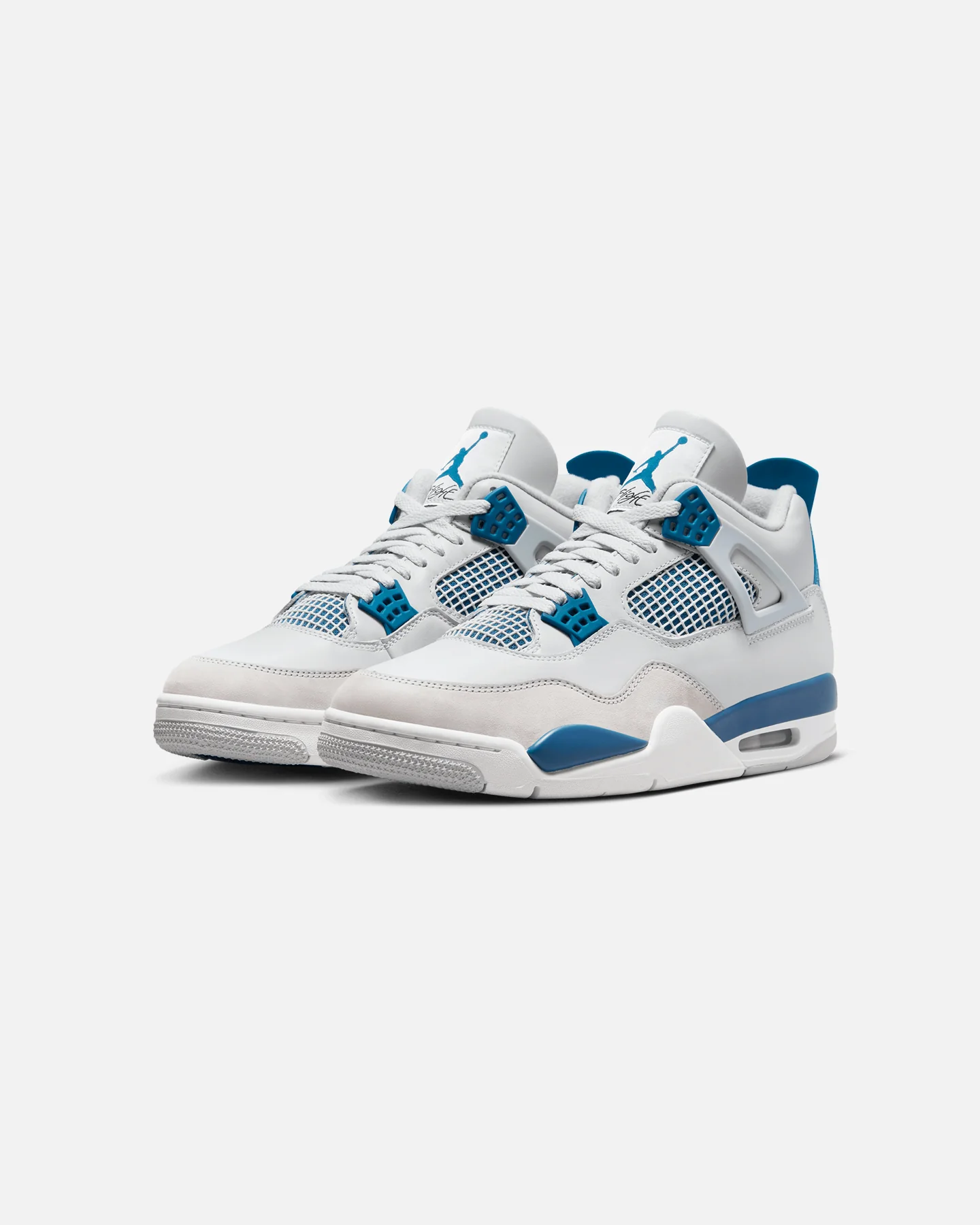 Jordan Air Jordan 4 Retro "Military Blue" Off White/Industrial Blue - Image 2