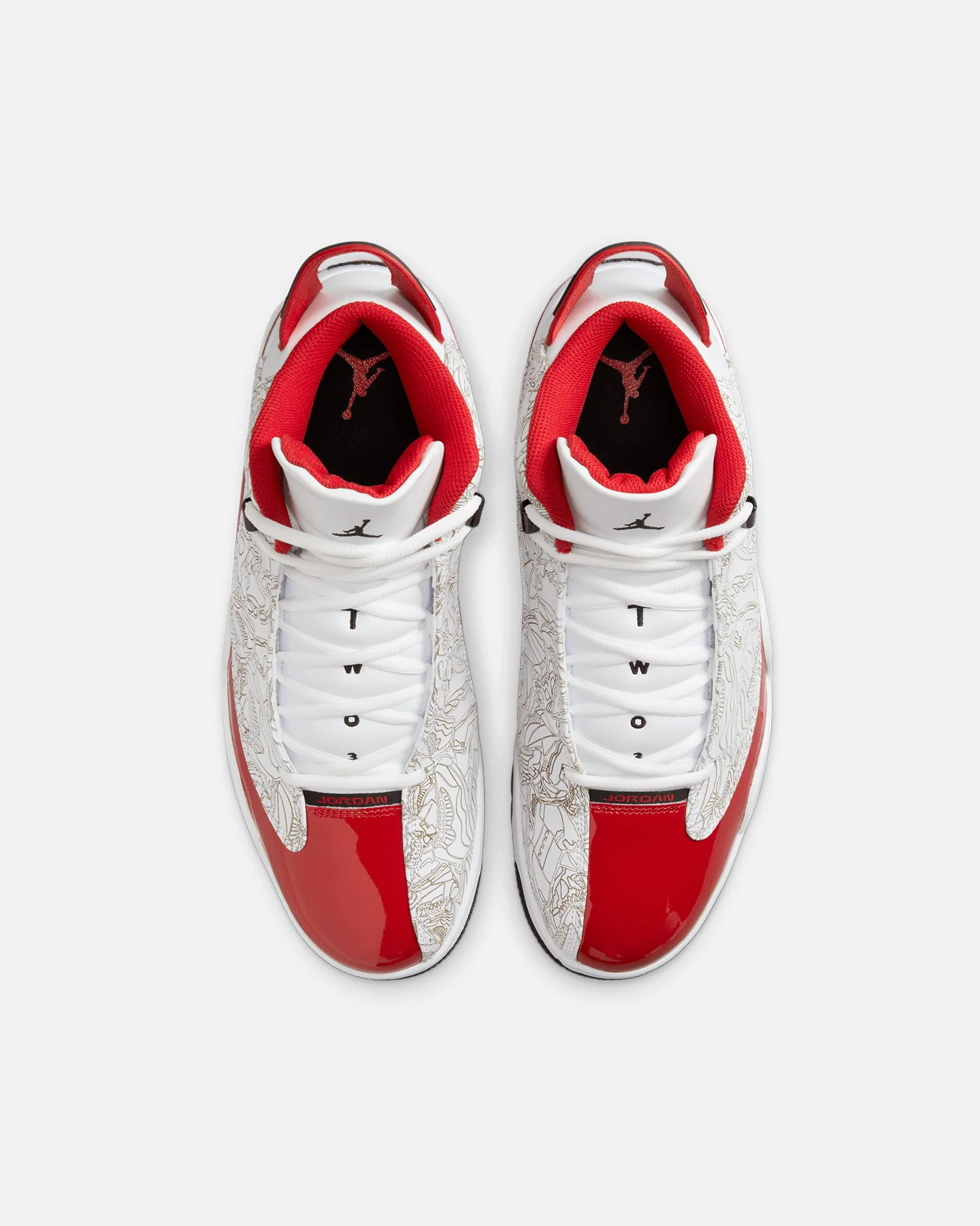 Jordan Air Jordan Dub Zero White/Varsity Red - Image 7