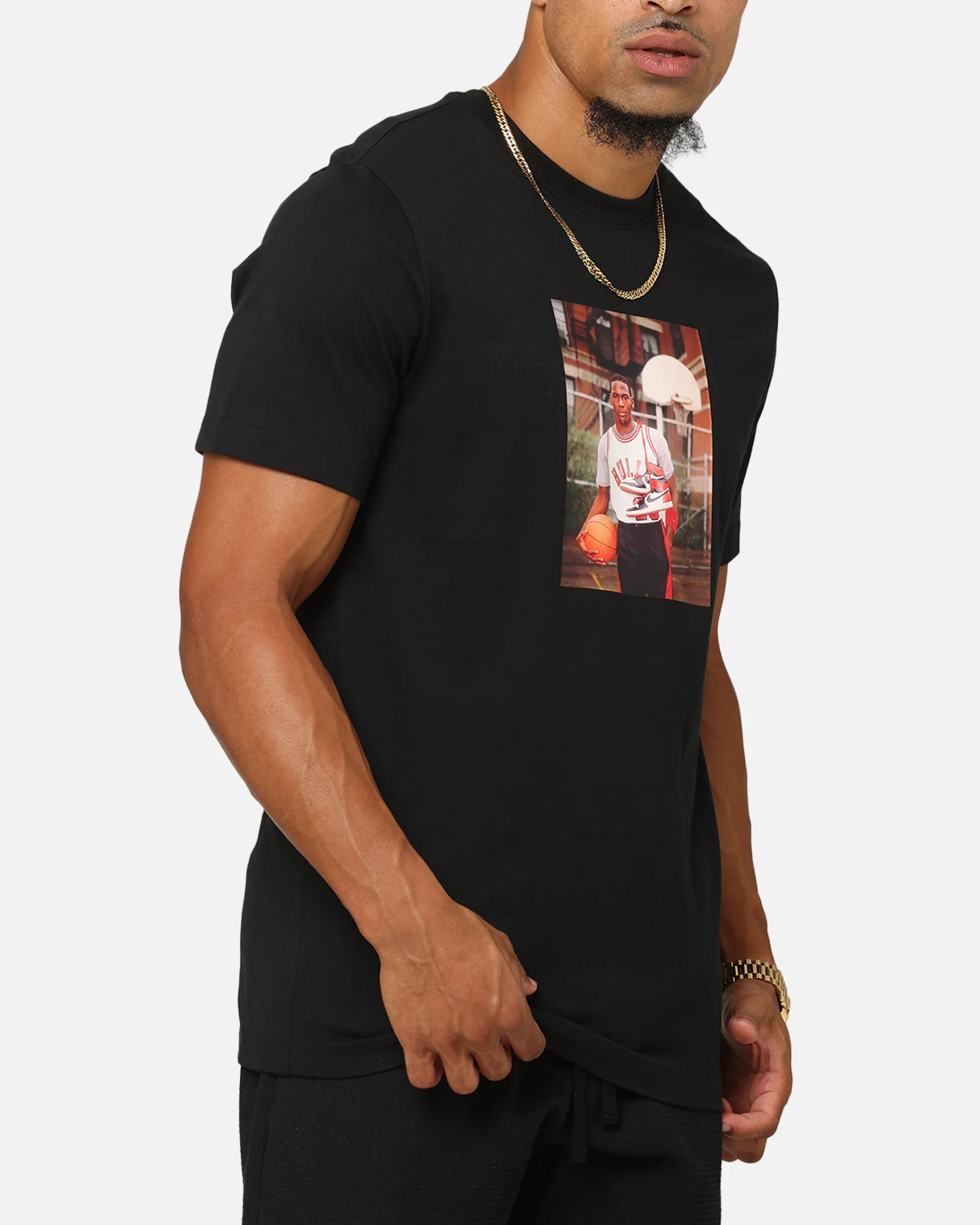 Jordan Brand Photo Crewneck T-Shirt Black/Black - Image 6