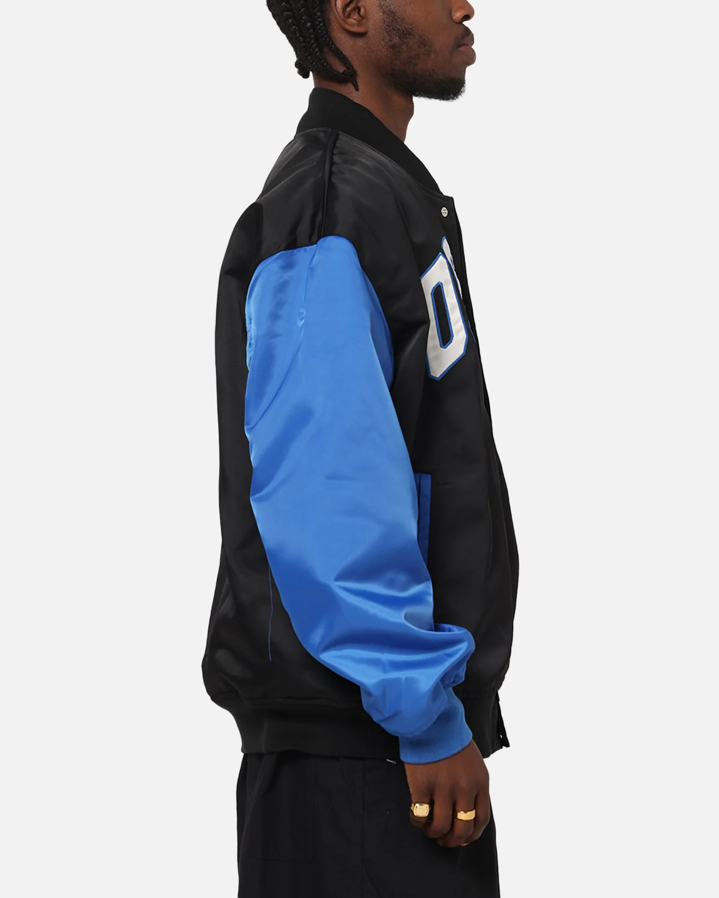 Jordan Brooklyn Collegiate Varsity Jacket Black/Blue - Image 4