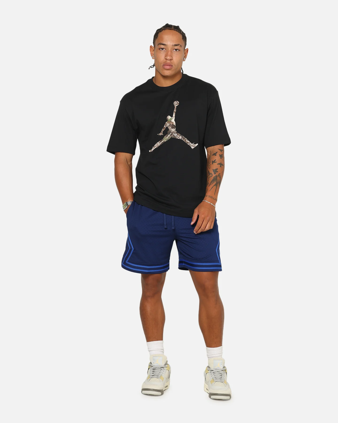 Jordan Brooklyn Realtree Jumpman T-Shirt Black/Sail - Image 2