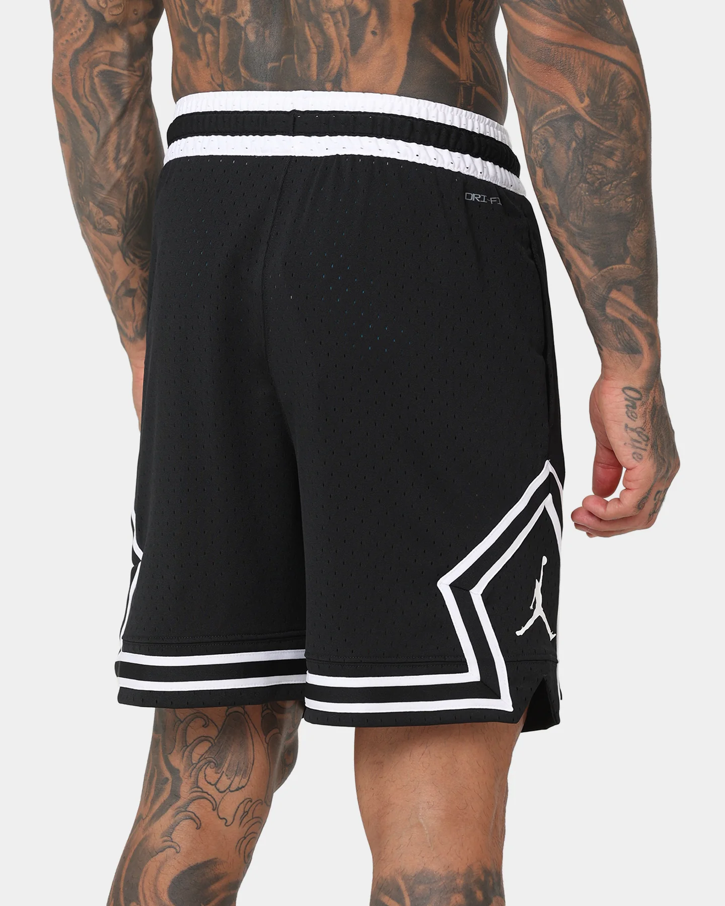 Jordan Dri-FIT Sport Diamond Shorts Black/White - Image 8