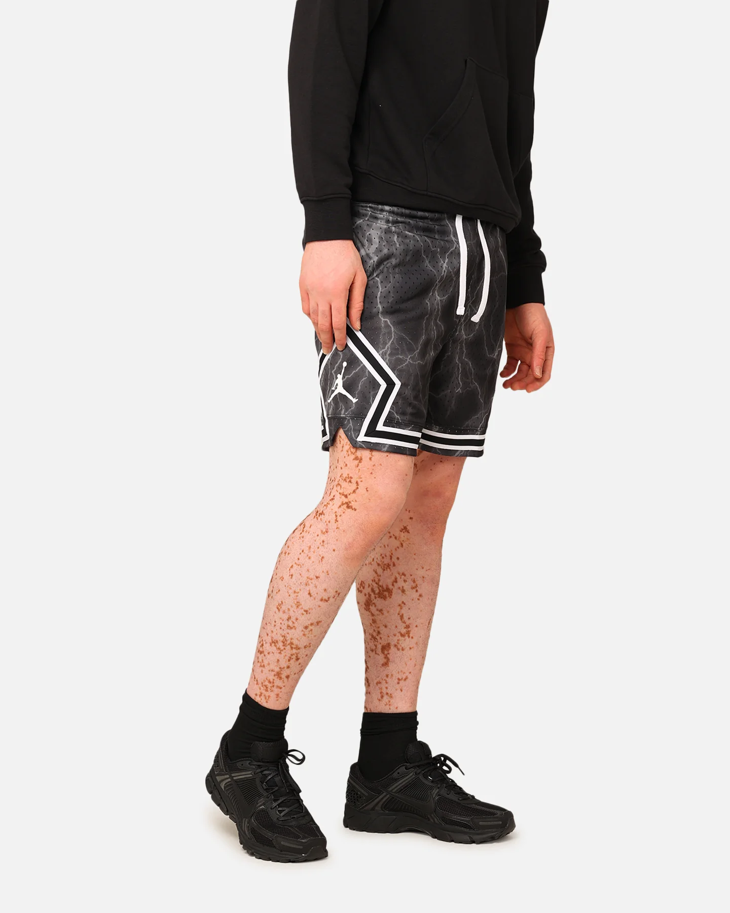 Jordan Dri-FIT Sport Diamond Shorts Black/White - Image 5
