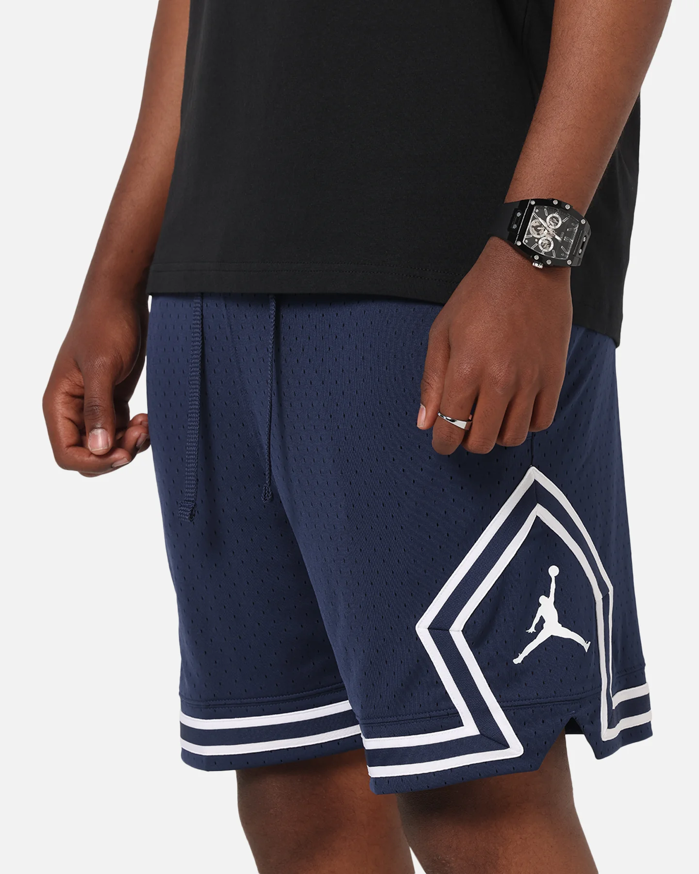 Jordan Dri-FIT Sport Diamond Shorts Midnight Navy/White - Image 3