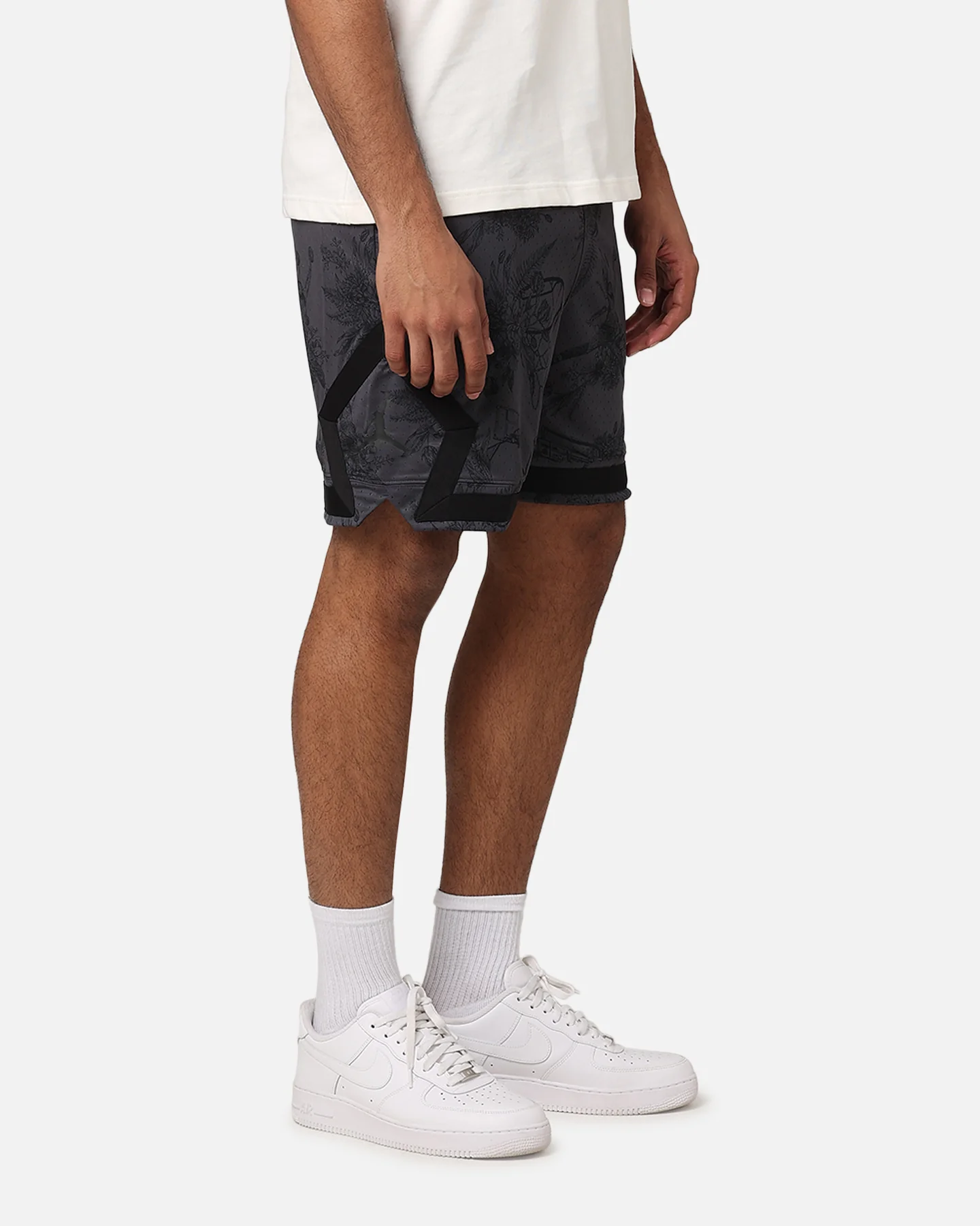 Jordan DRI-Fit Sport Printed Diamond Shorts Black/Dark Shadow - Image 5