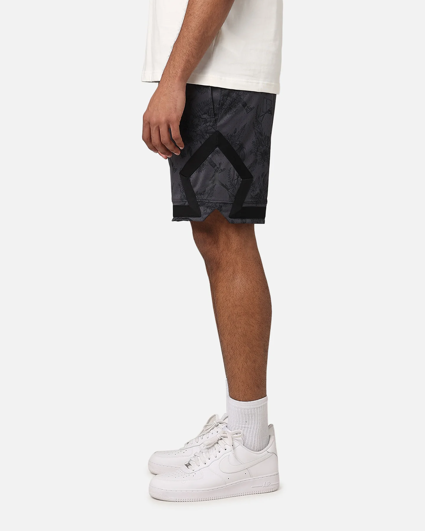 Jordan DRI-Fit Sport Printed Diamond Shorts Black/Dark Shadow - Image 6