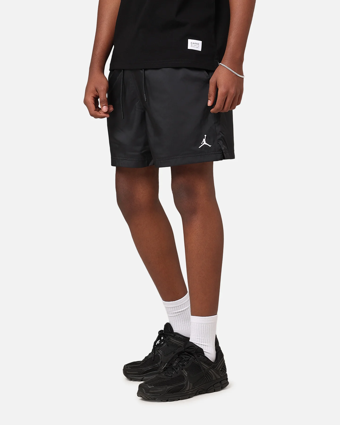 Jordan Essential Poolside 5" Shorts Black/White - Image 6