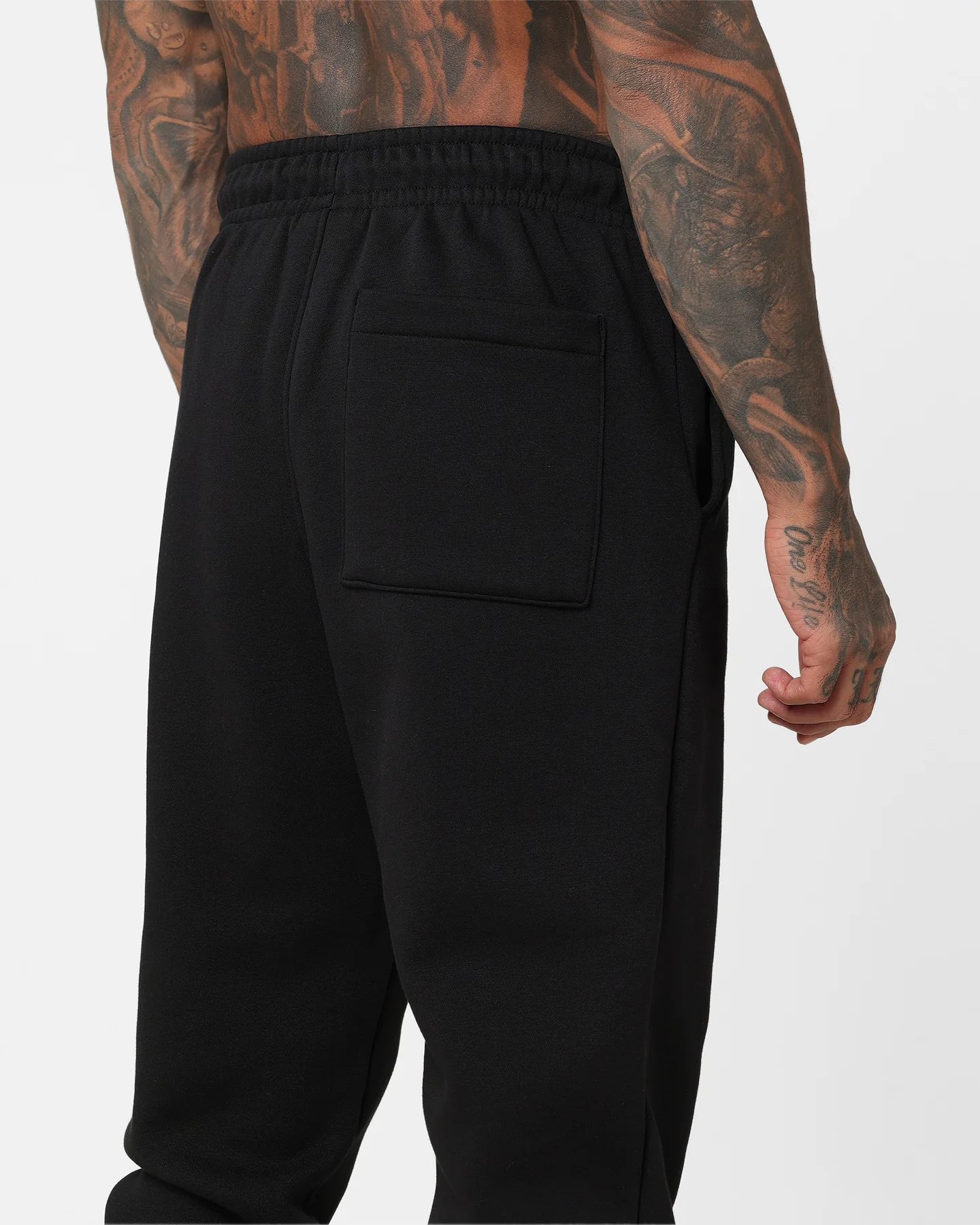 Jordan Essentials Fleece Tracksuit Pants Black/White - Image 8