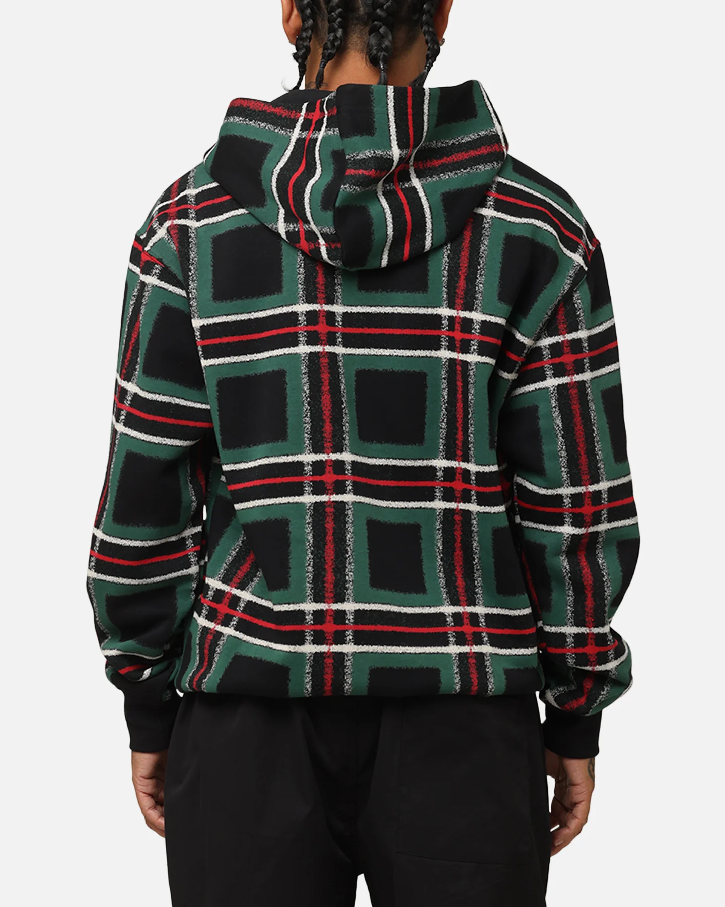 Jordan Essentials Holiday Fleece Pullover Hoodie Black/Sail - Image 3