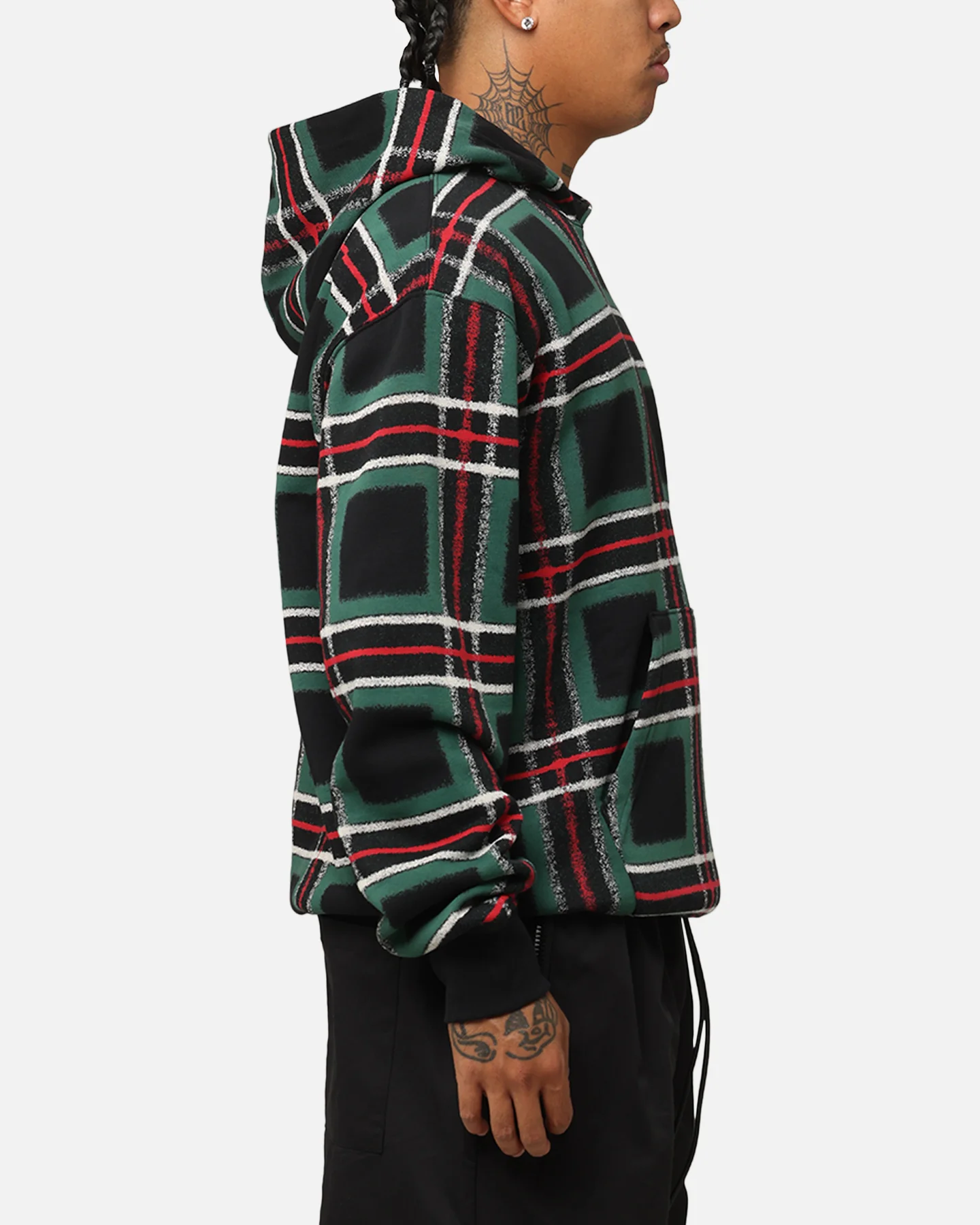 Jordan Essentials Holiday Fleece Pullover Hoodie Black/Sail - Image 4