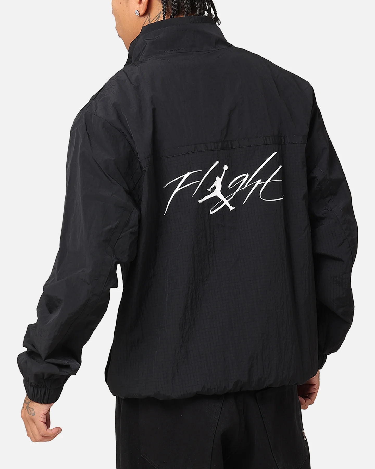 Jordan Essentials Woven Jacket Black/Black/White - Image 2