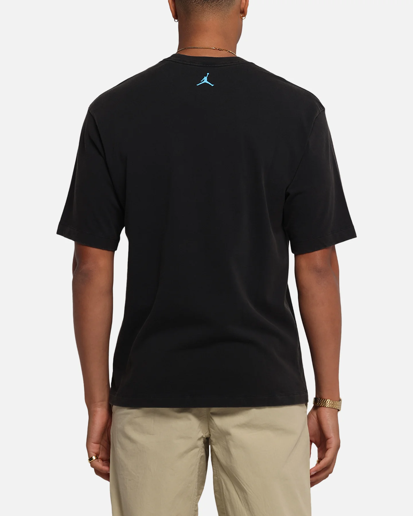 Jordan Flight Essentials Graphic T-Shirt Black/Blue - Image 3