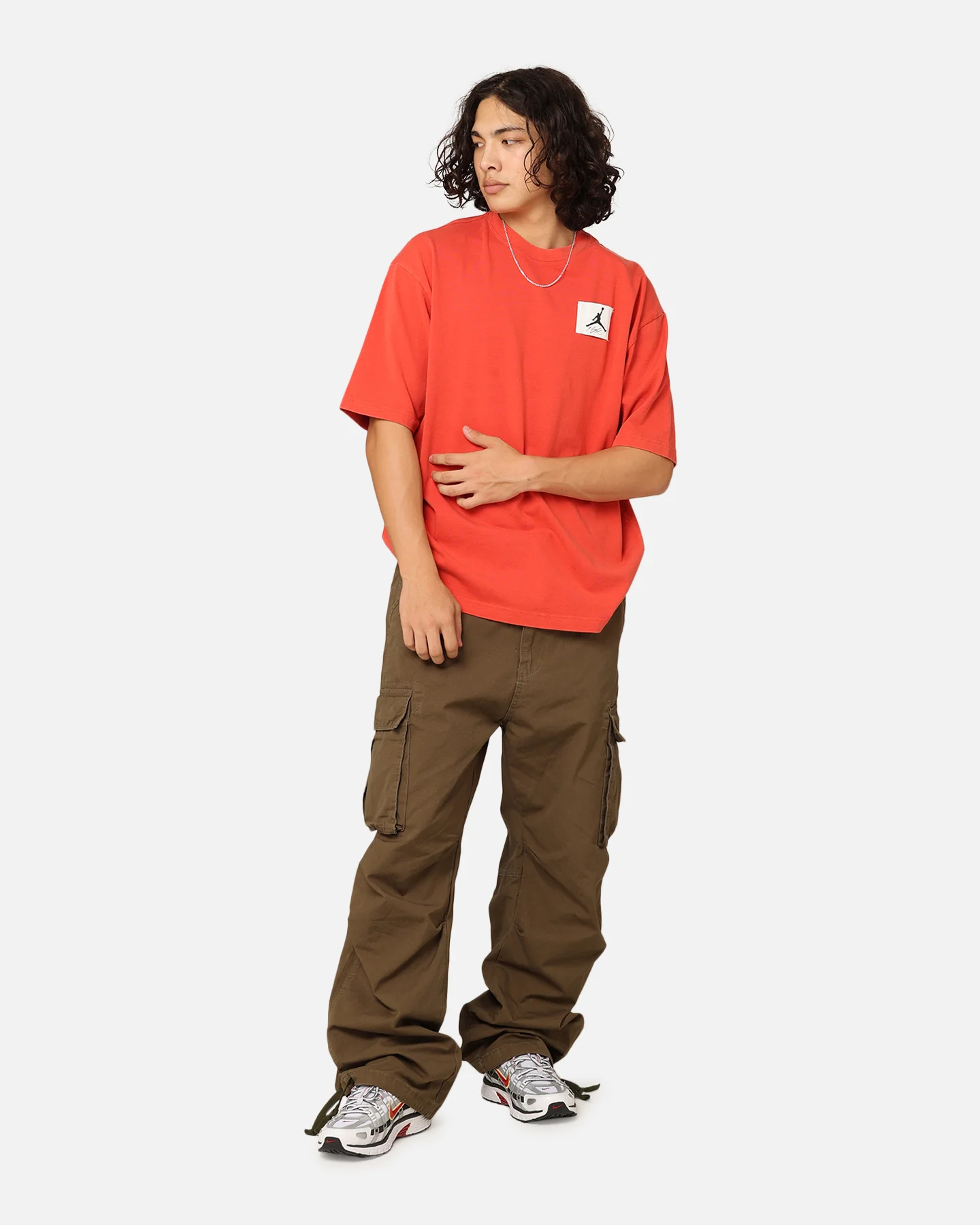 Jordan Flight Essentials Oversized T-Shirt Lobster - Image 2