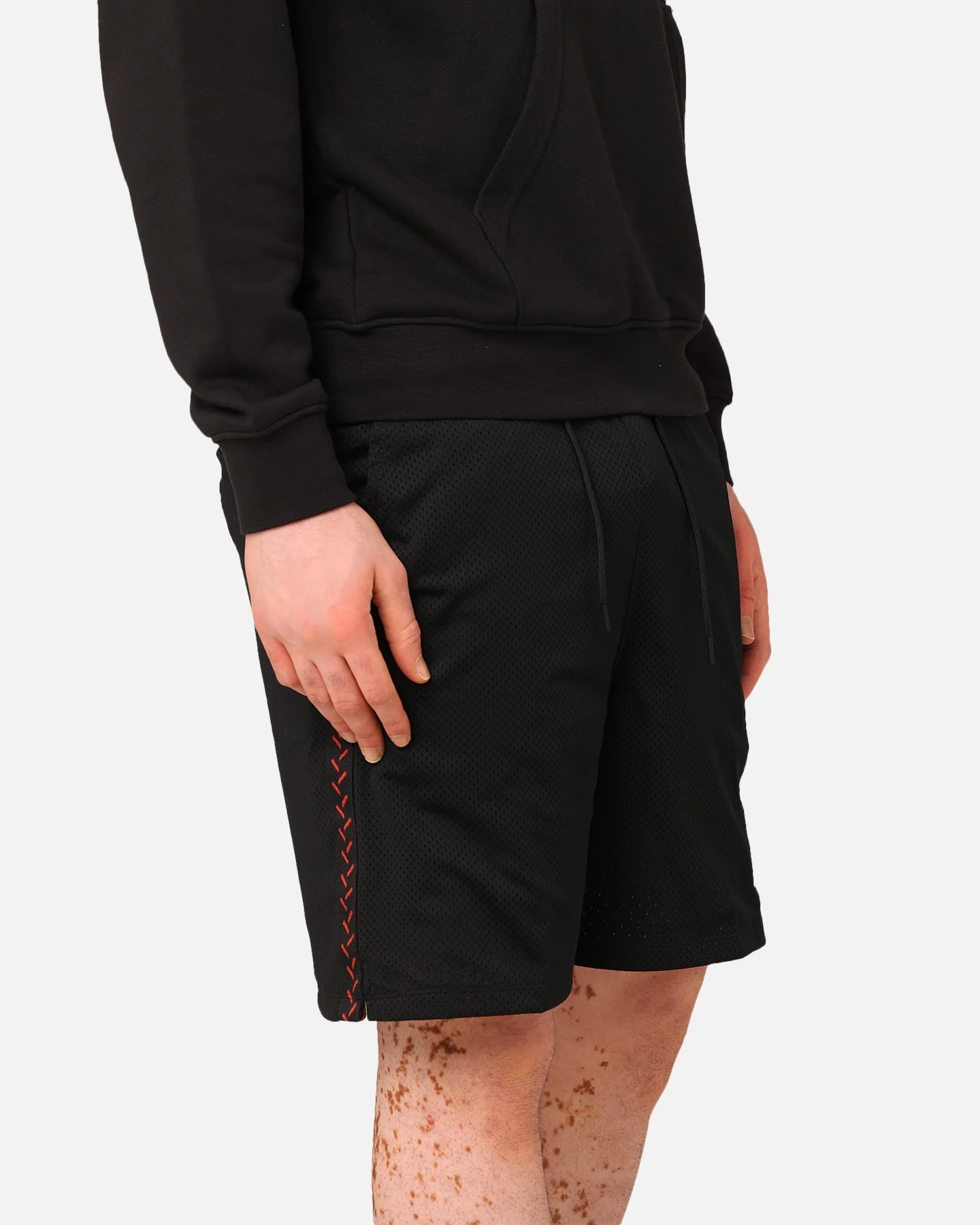 Jordan Flight MVP Mesh Shorts Black/Dune Red - Image 3
