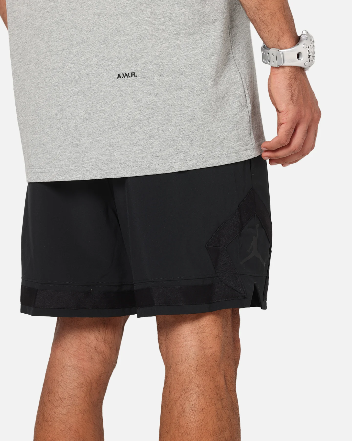 Jordan Jumpman Dri-Fit Woven Diamond Shorts Black/Black/Black - Image 4
