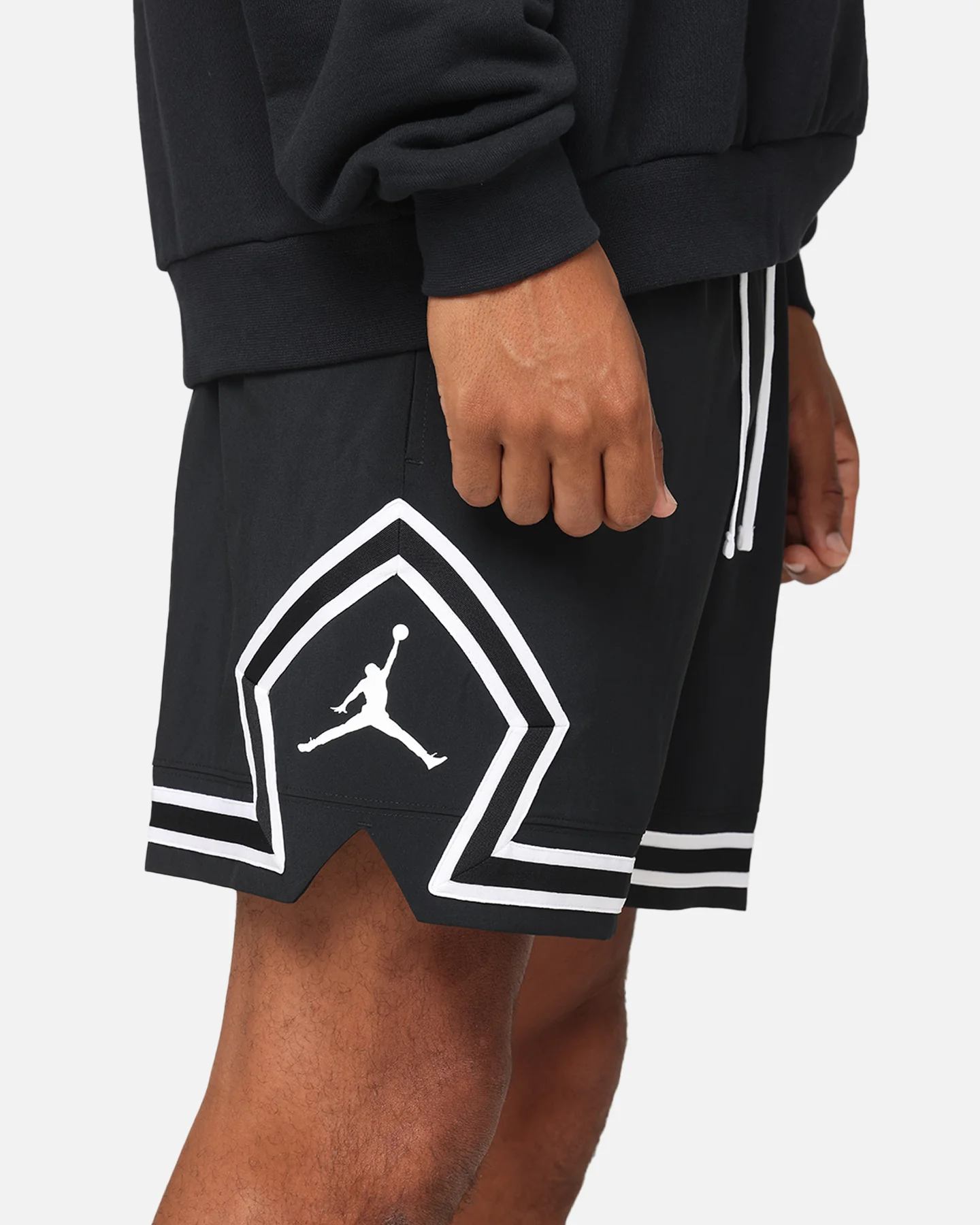 Jordan Jumpman Dri-Fit Woven Diamond Shorts Black/White/White - Image 3