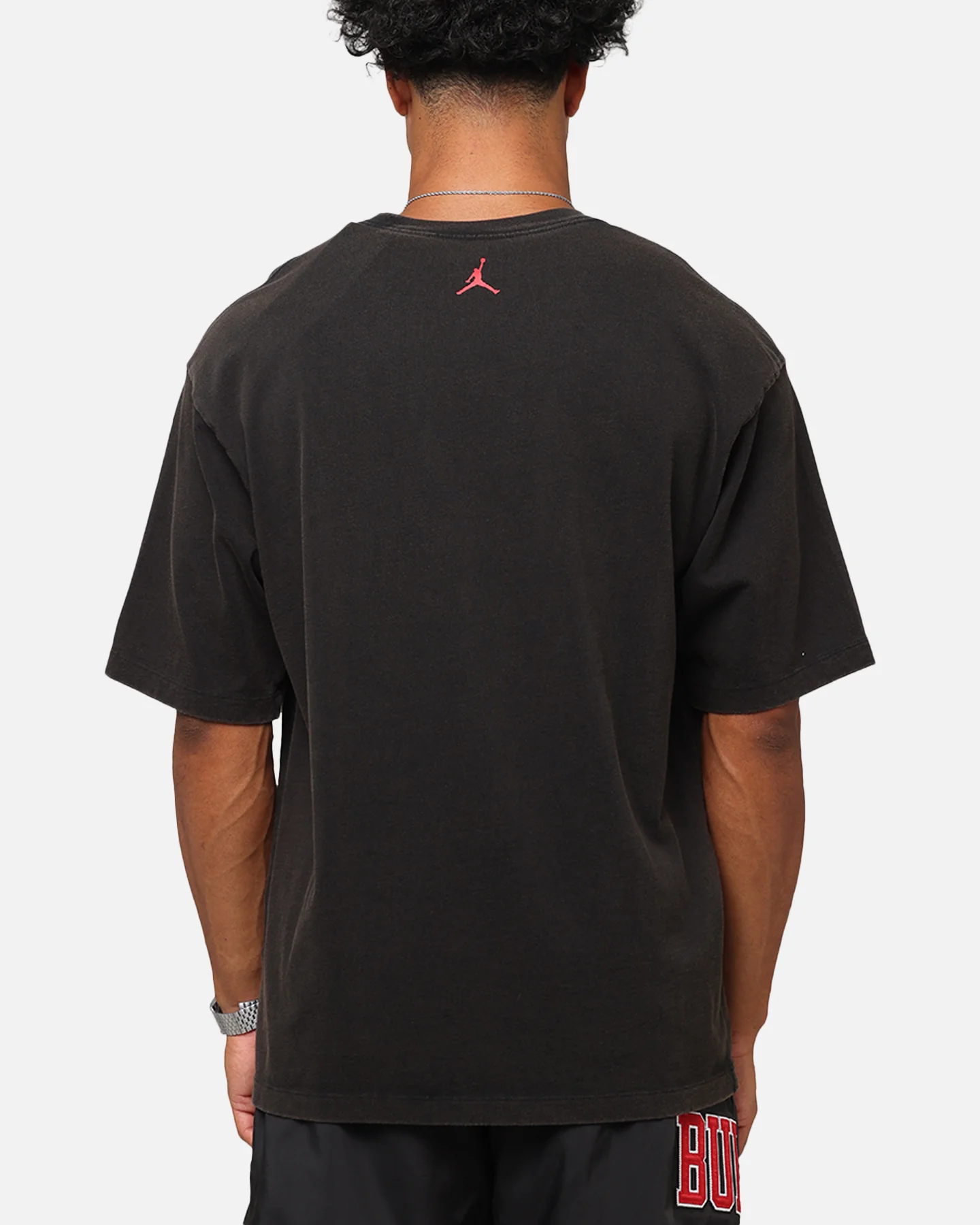 Jordan Jumpman Flight Essentials Graphic Oversized T-Shirt Black/Varisty Red - Image 3
